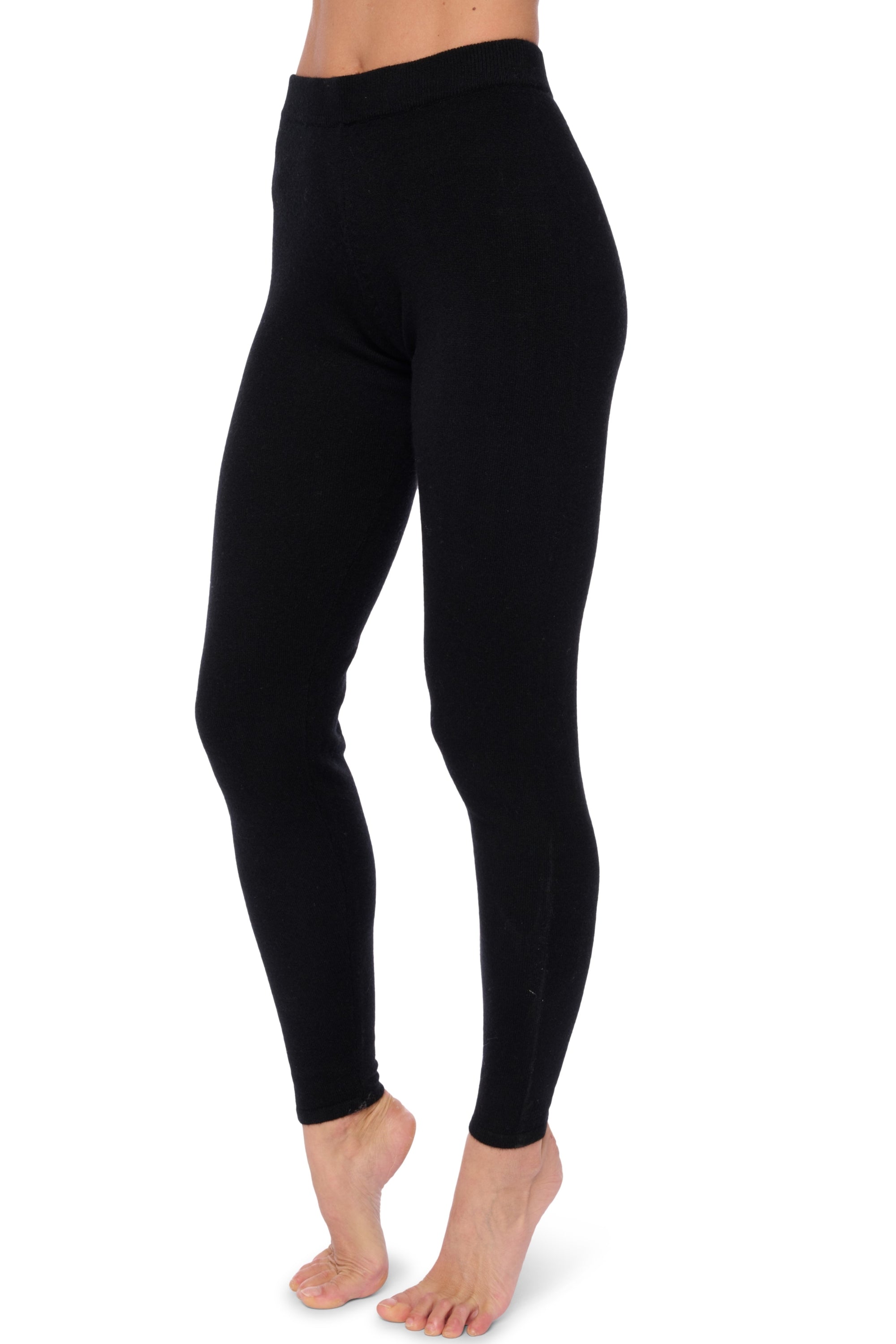 Tadasana in women's cashmere - black - Mahogany