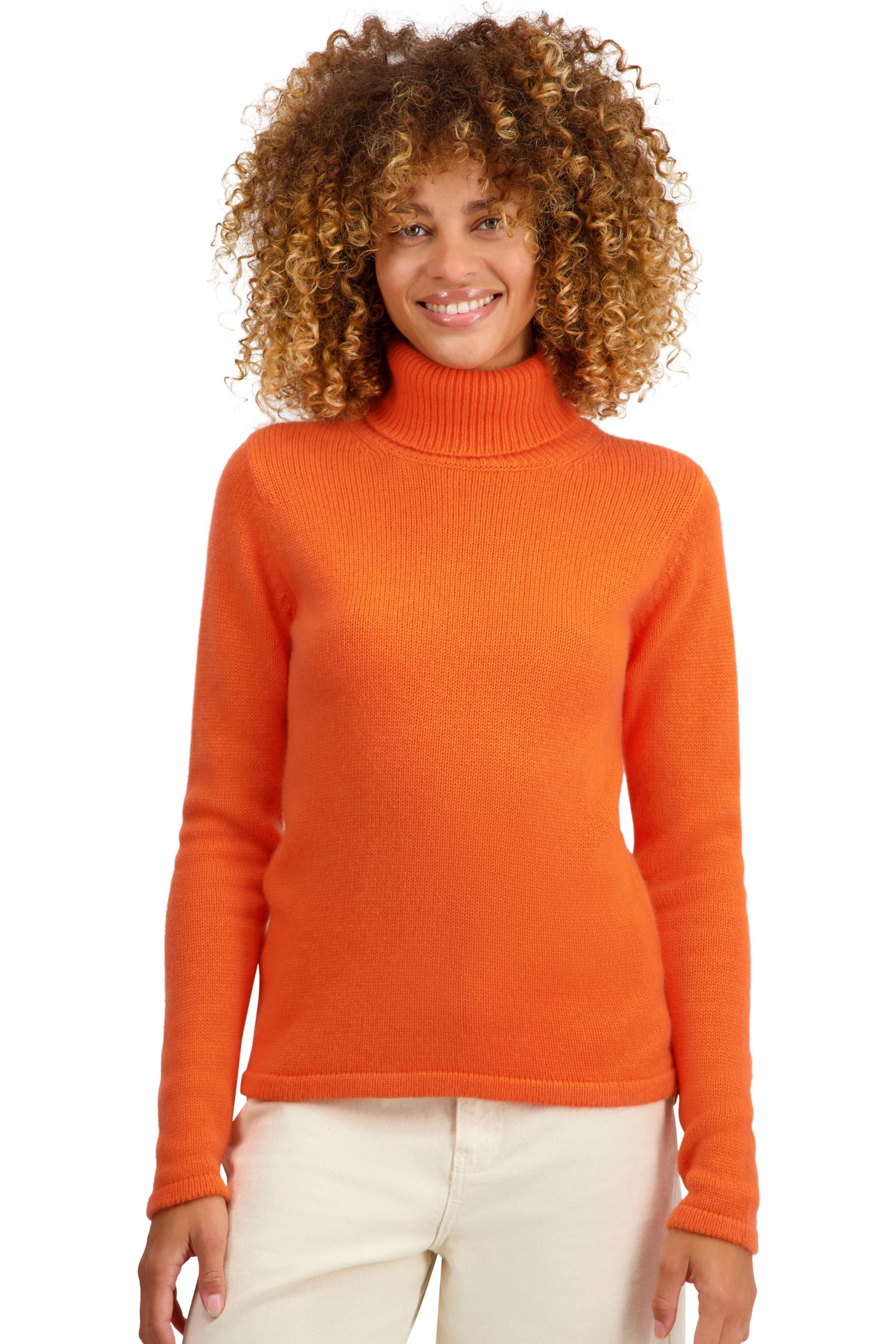 Women's cashmere Taipei - nectarine - Mahogany