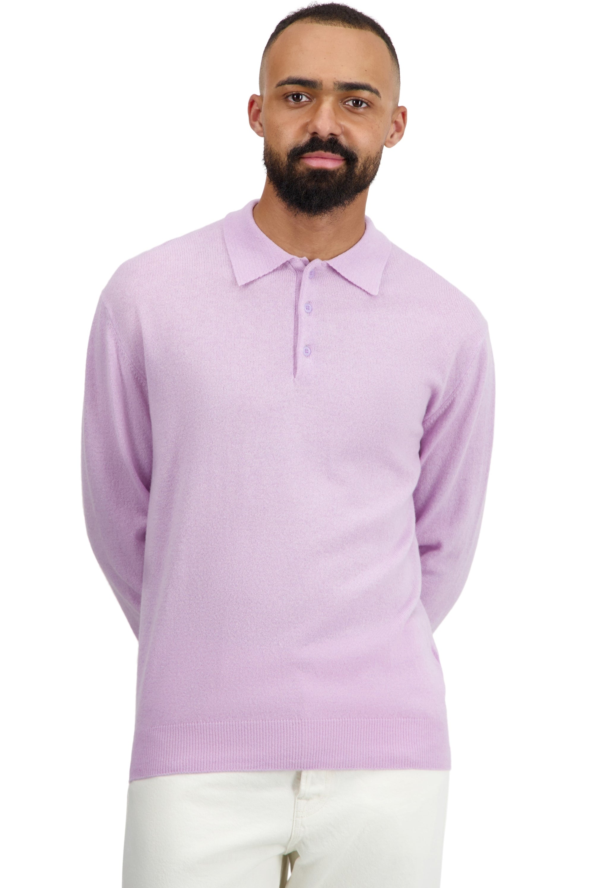 Tarn men's cashmere jumper - prism - Mahogany