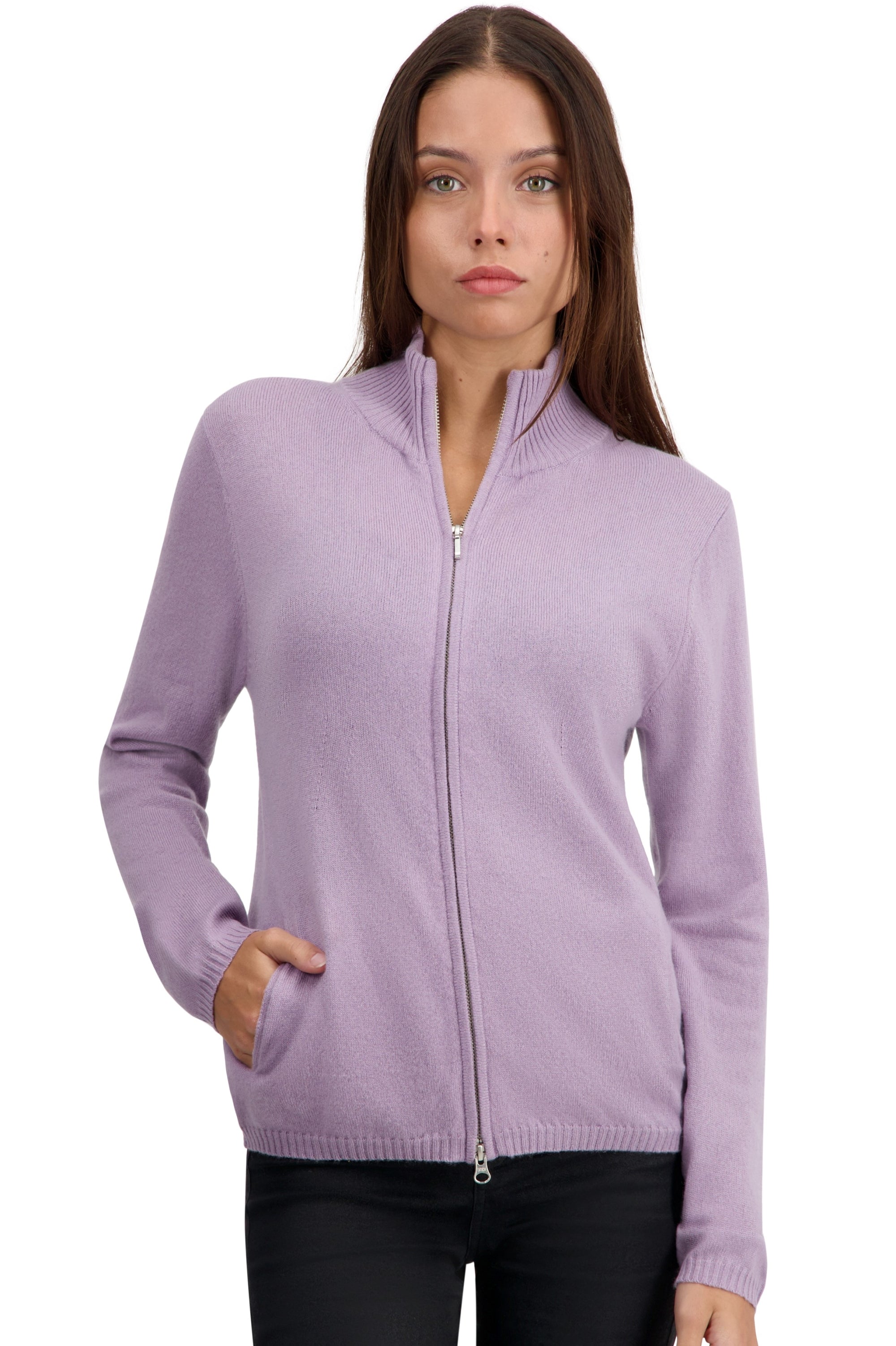 Thames women's cashmere jumper - vintage - Mahogany