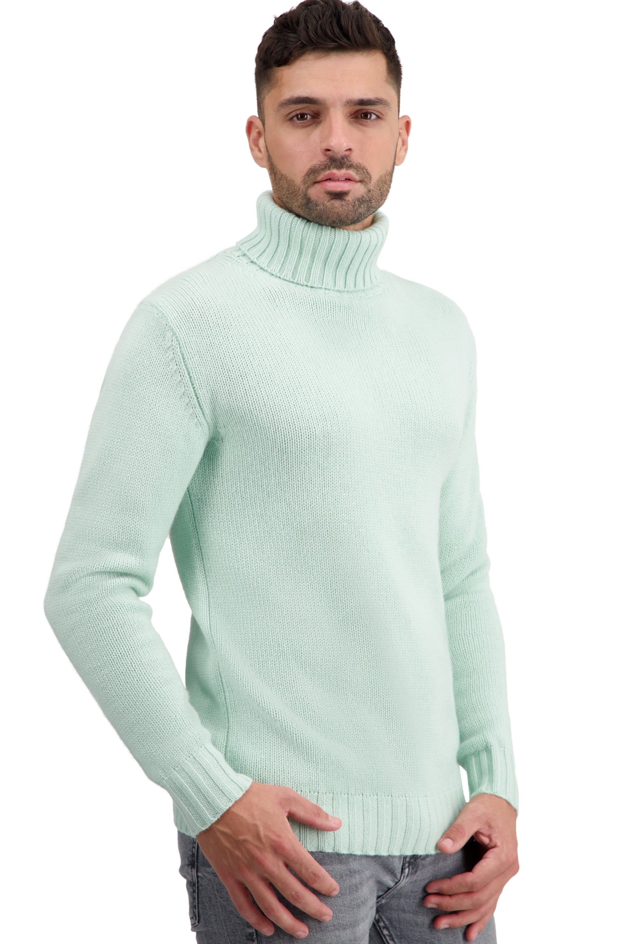 Tobago men's cashmere jumper - embrace - Mahogany