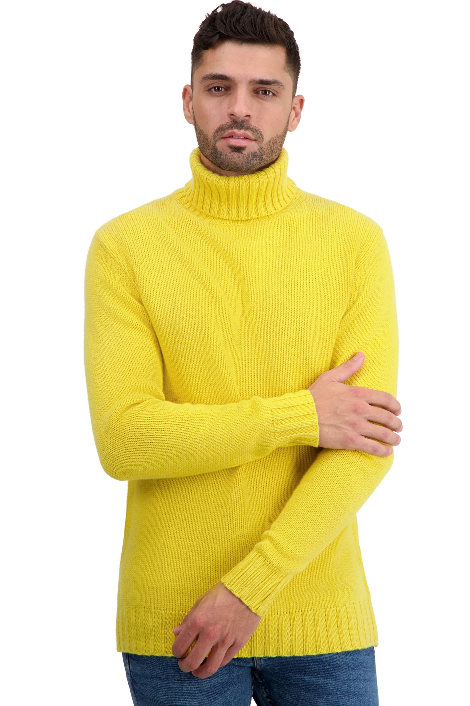 Tobago men's cashmere - sunbeam - Mahogany