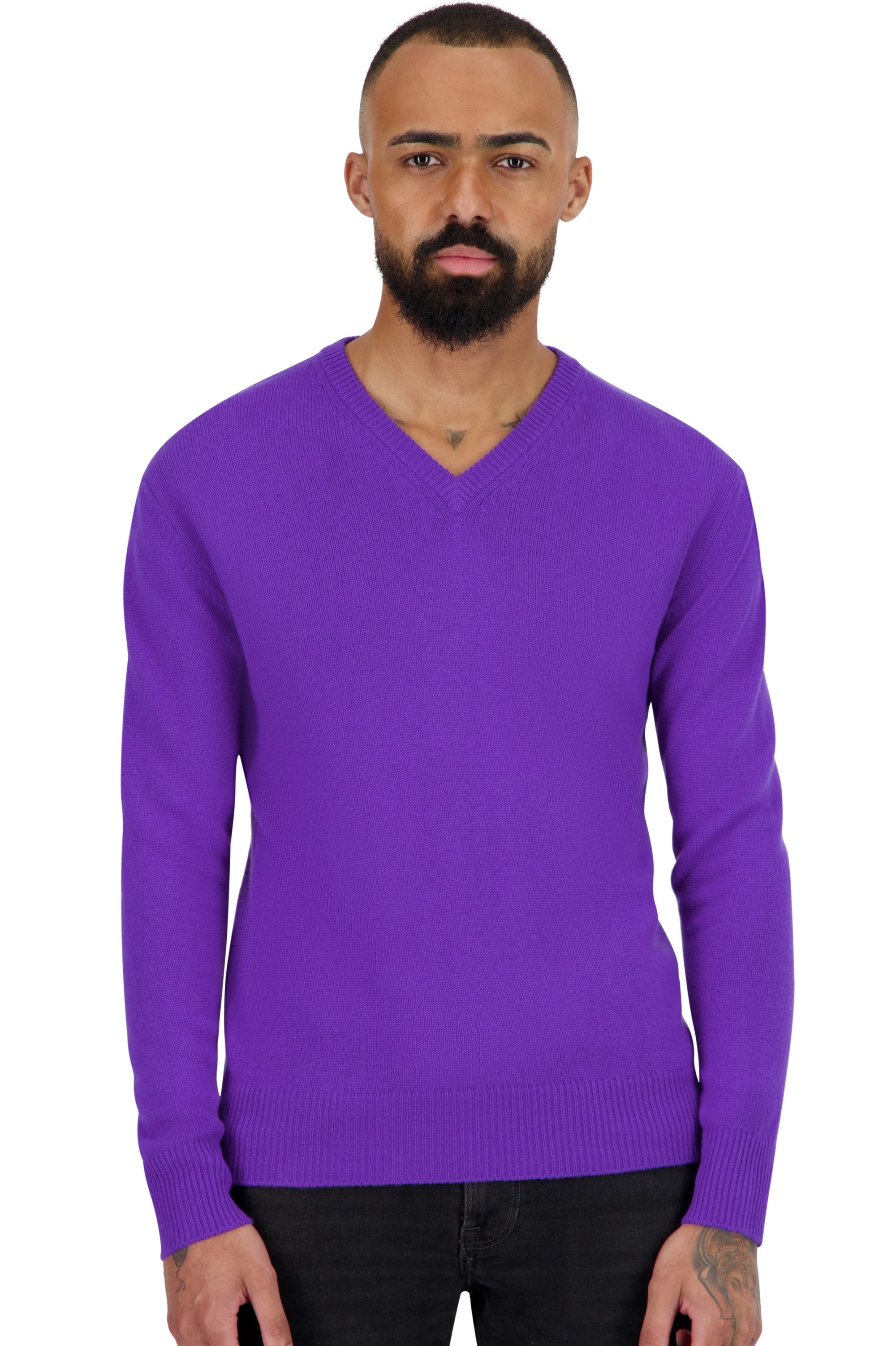 Cashmere turtleneck for men - regent - Mahogany
