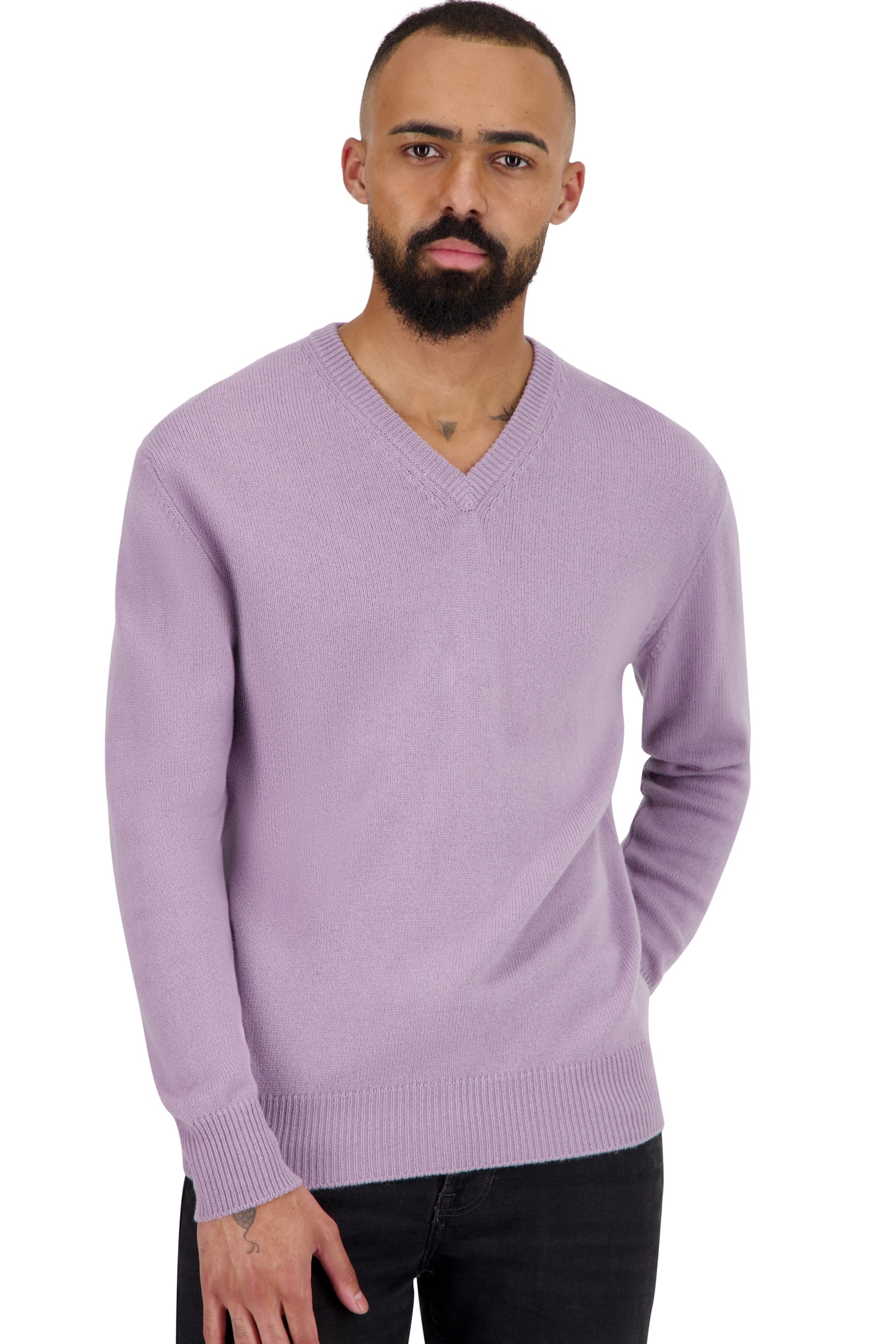 Cashmere turtleneck for men - vintage - Mahogany