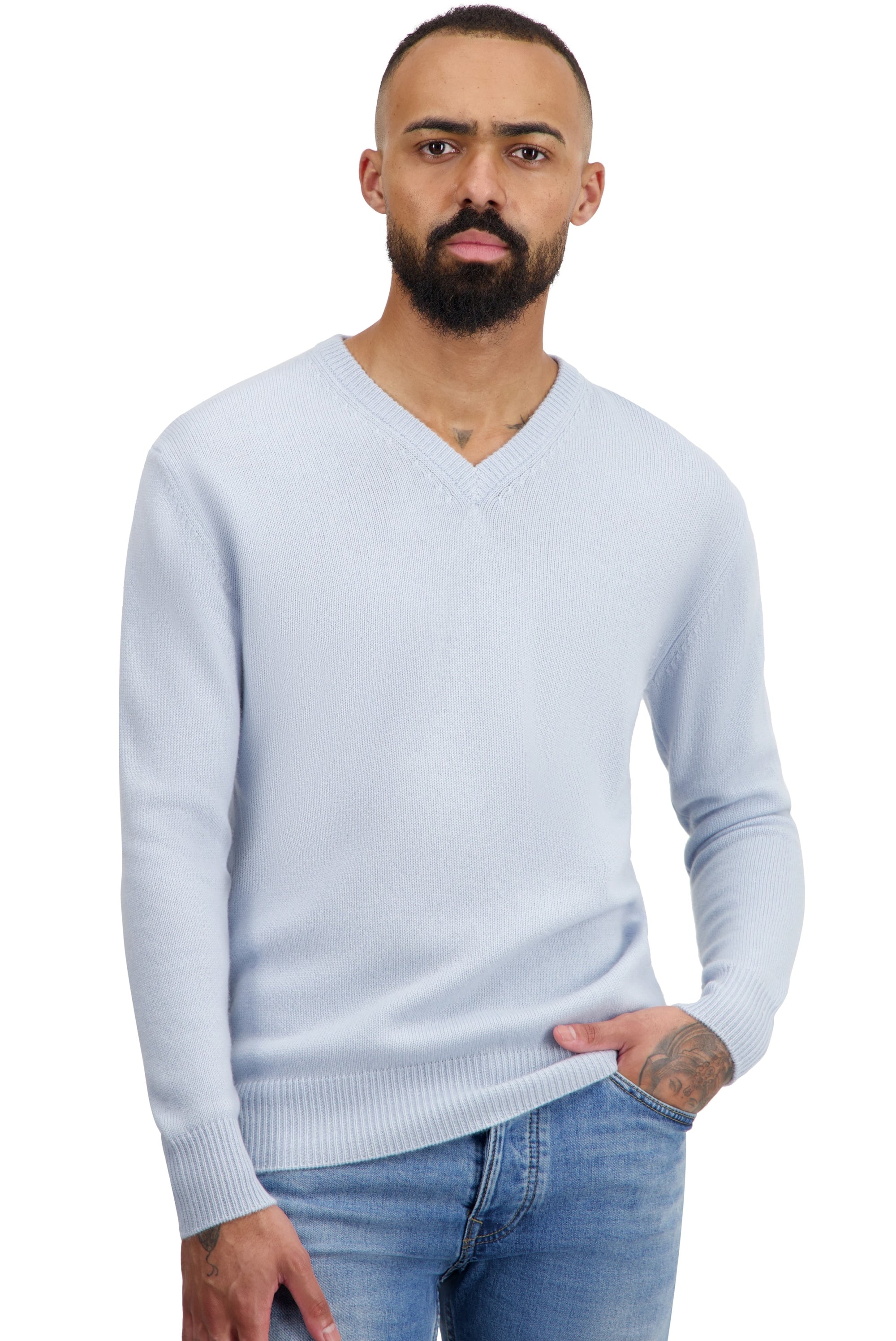 Cashmere turtleneck for men - whisper - Mahogany