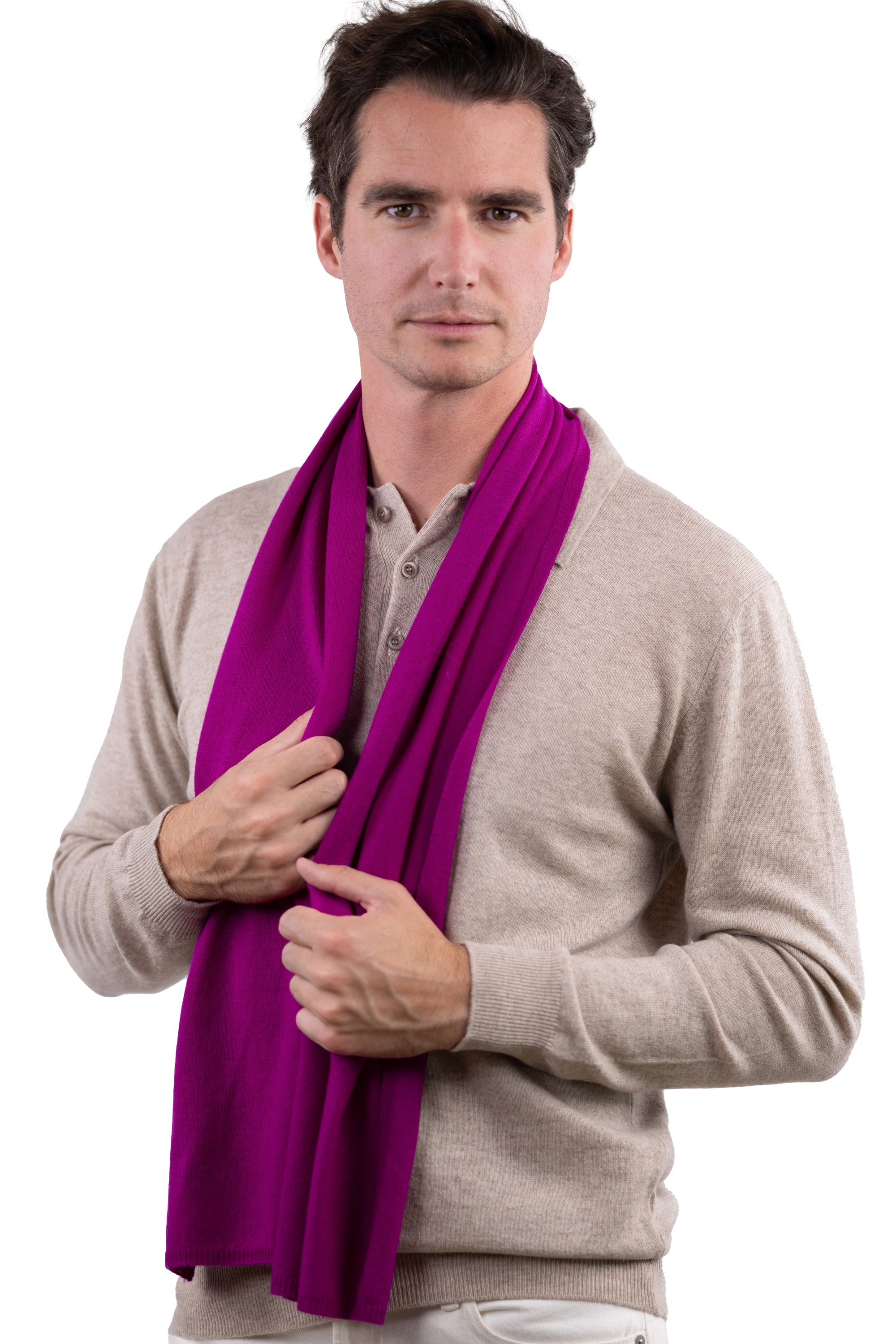 Ozone in mixed cashmere - radiance - Mahogany