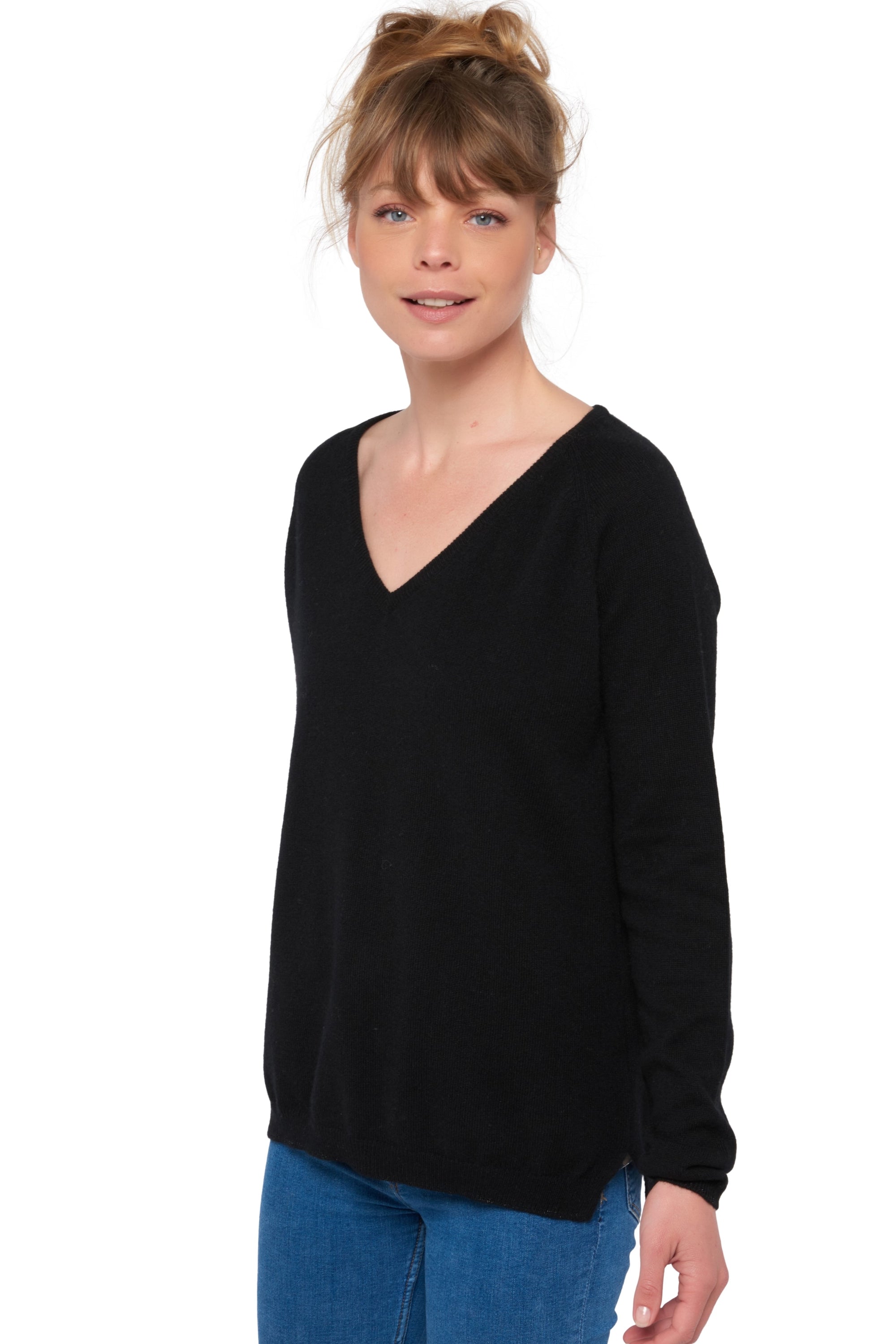 Zanjan in cashmere for women - black - Mahogany