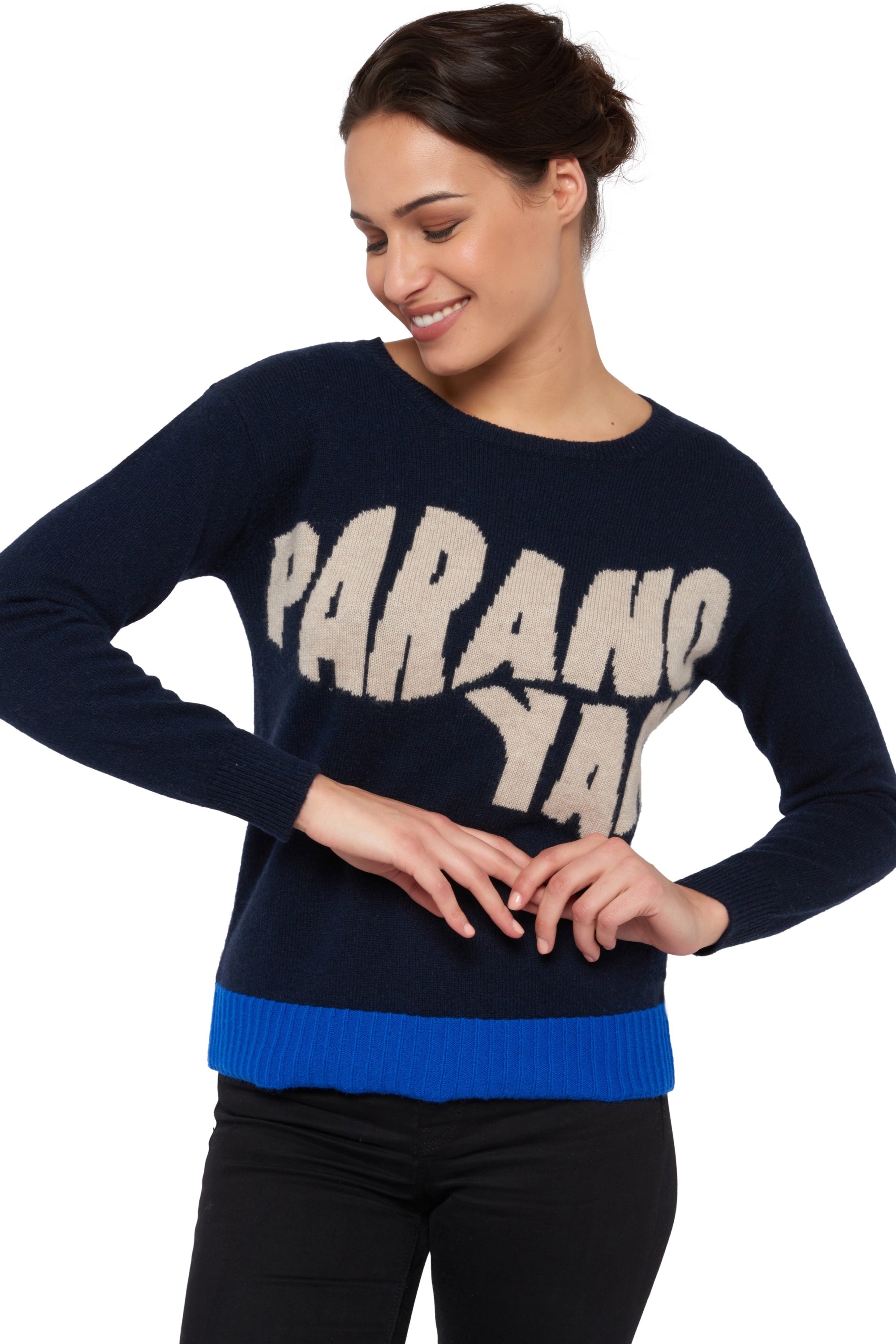 Zarzuela yak women's jumper - midnight blue - Mahogany