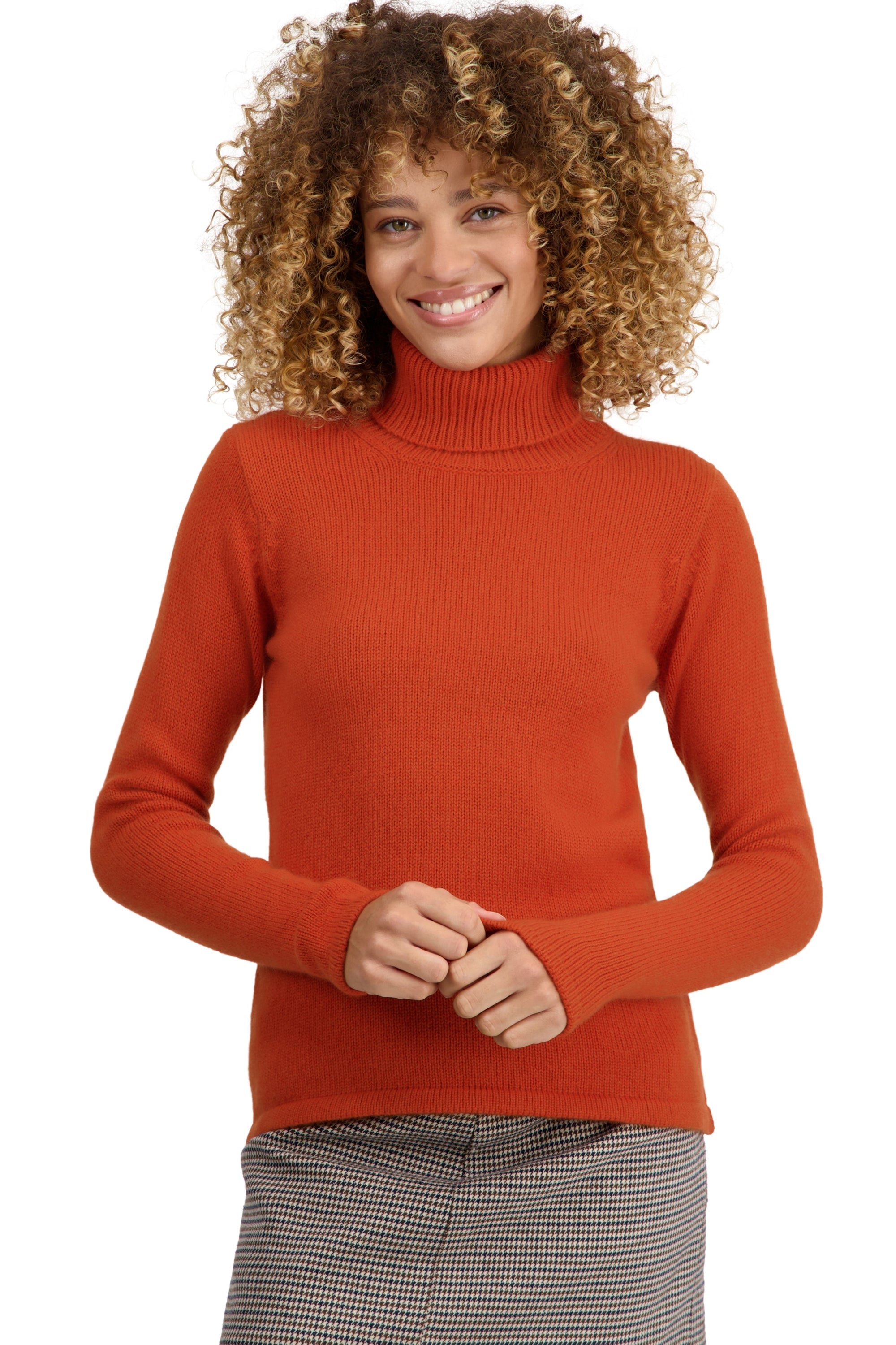 Women's cashmere Taipei - marmelade - Mahogany