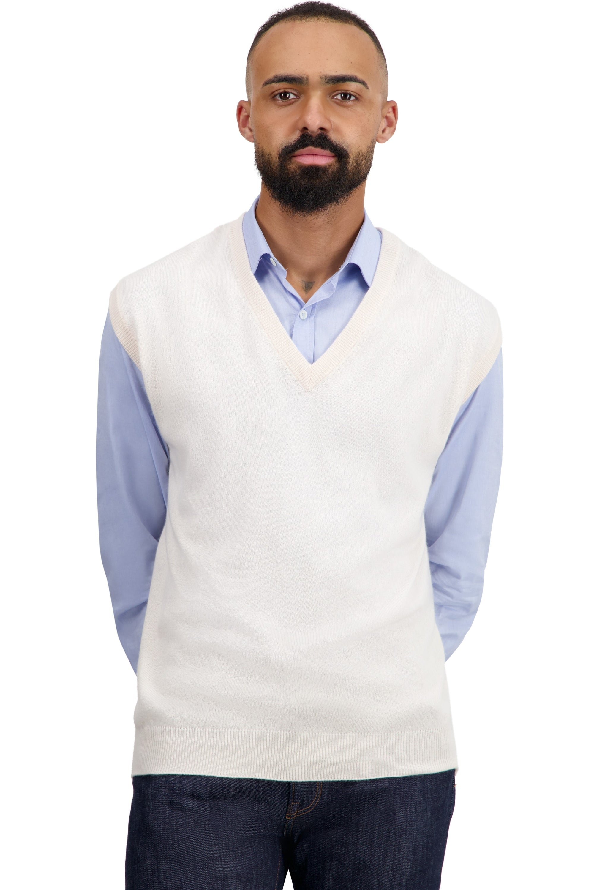 Balthazar cashmere jumper for men - no idea - Mahogany
