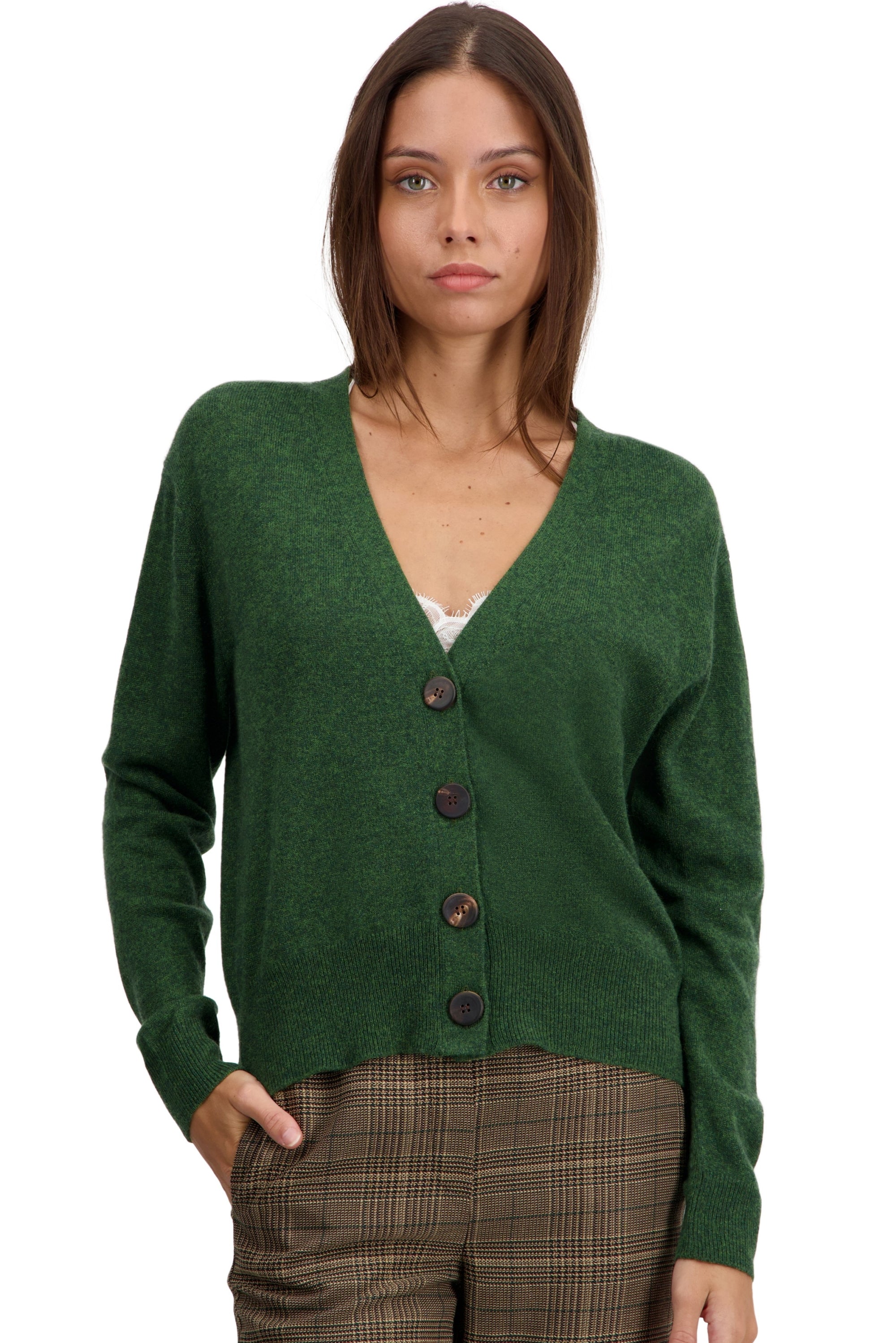 Talitha in cashmere for women - cedar - Mahogany