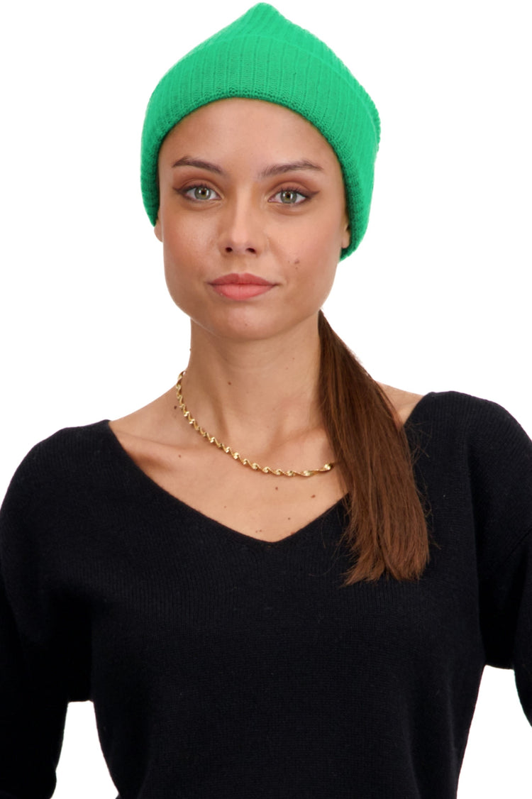 Terra in mixed cashmere - new green - Mahogany