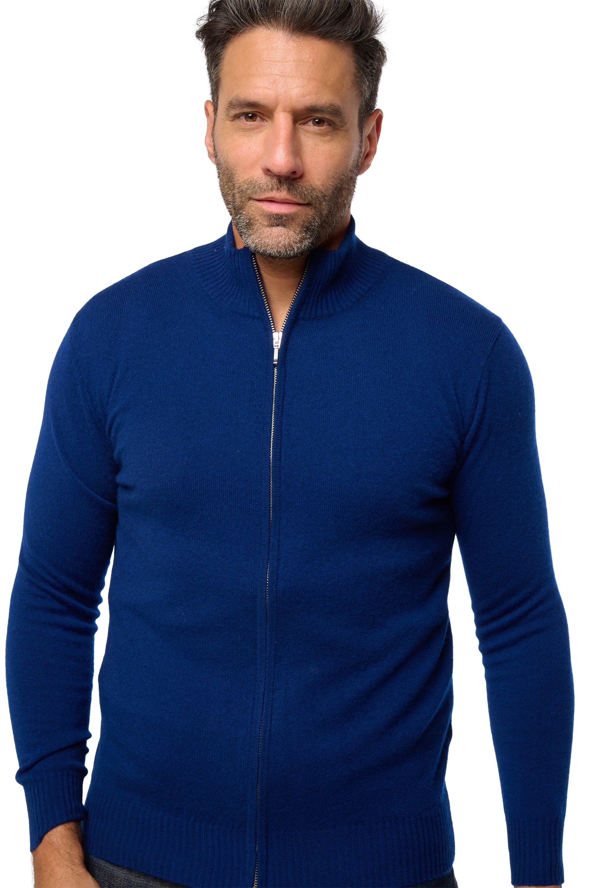 Thobias men's cashmere jumper - midnight - Mahogany