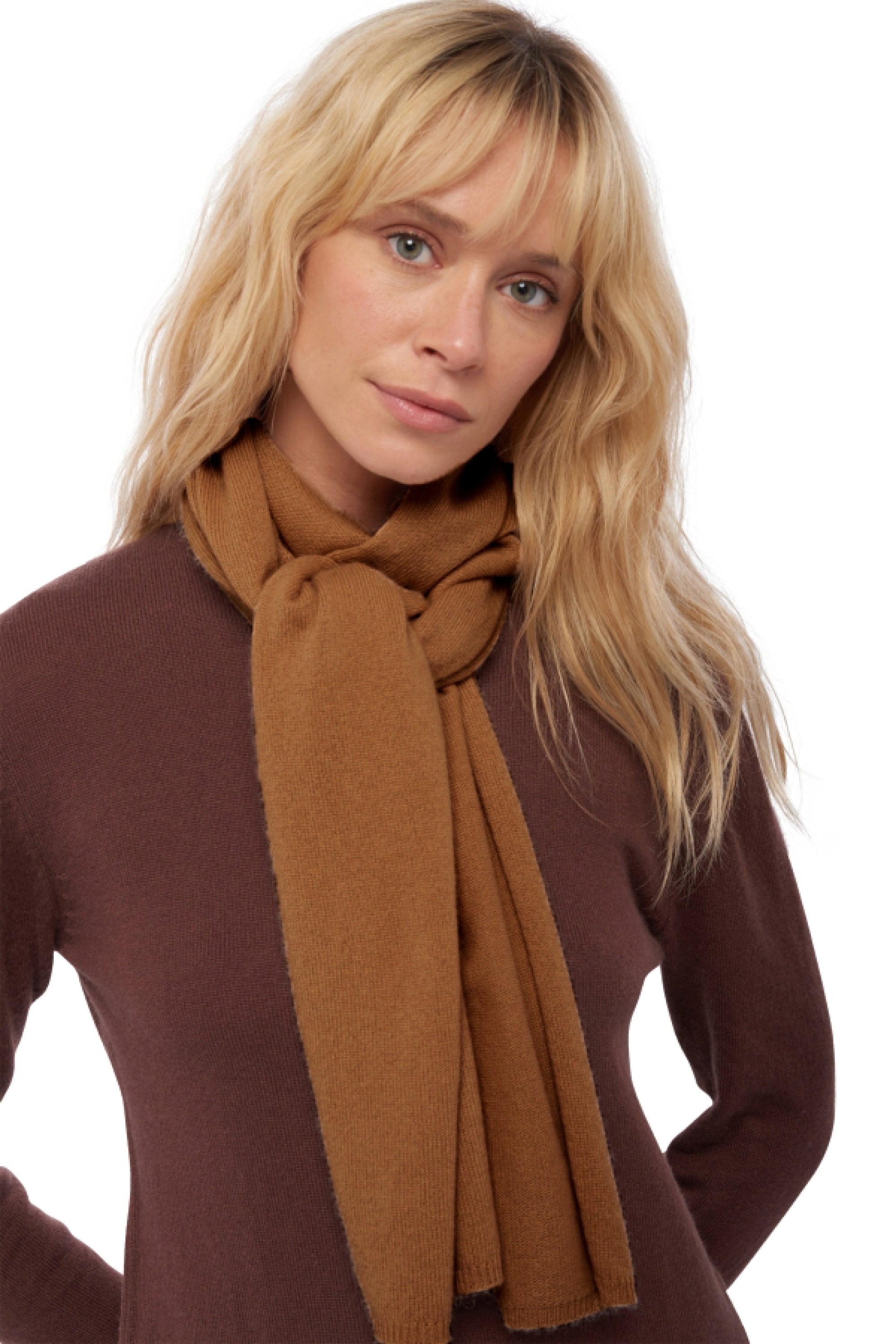 Ozone in mixed cashmere - butterscotch - Mahogany