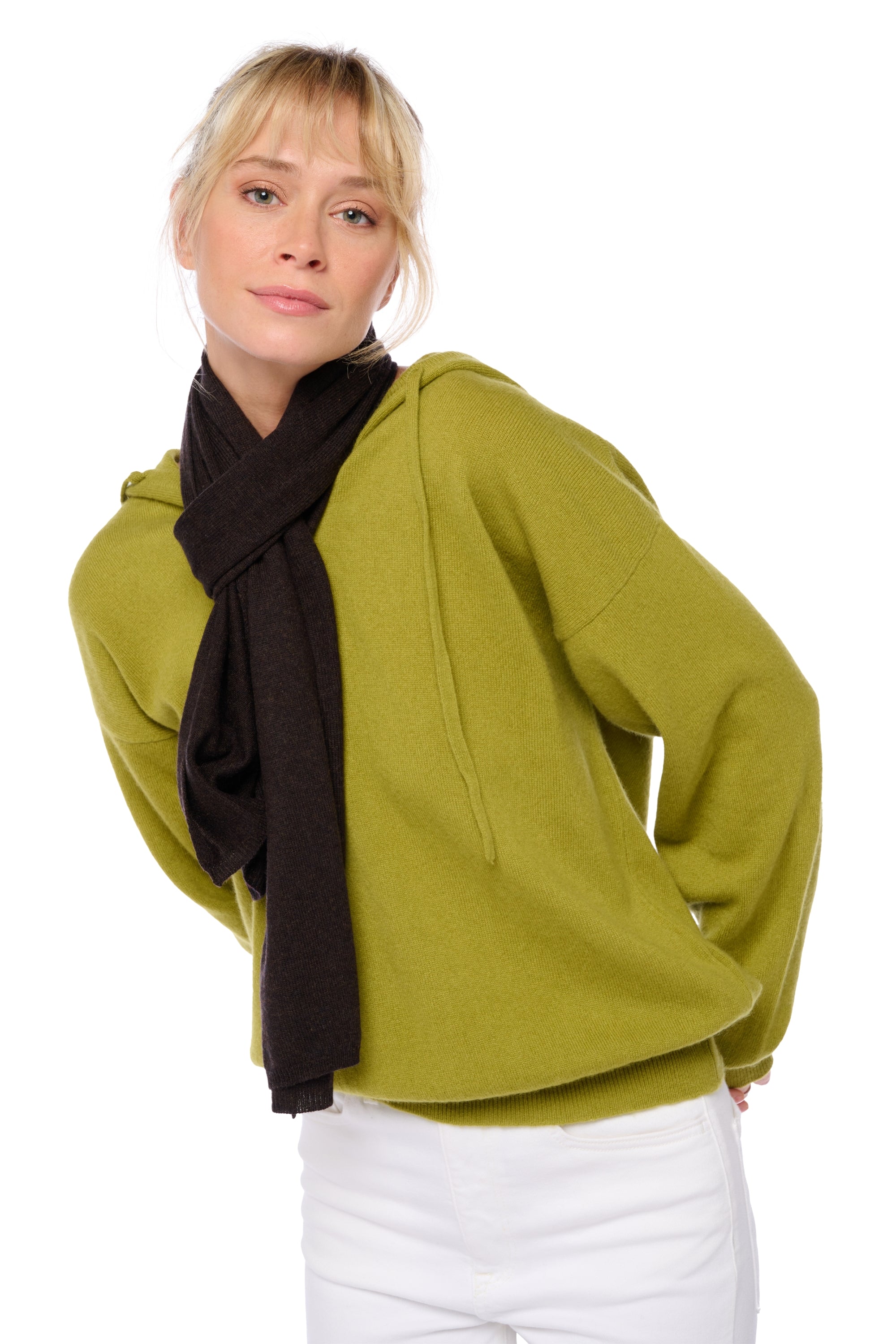 Woolozone in cashmere and mixed wool - ebony - Mahogany