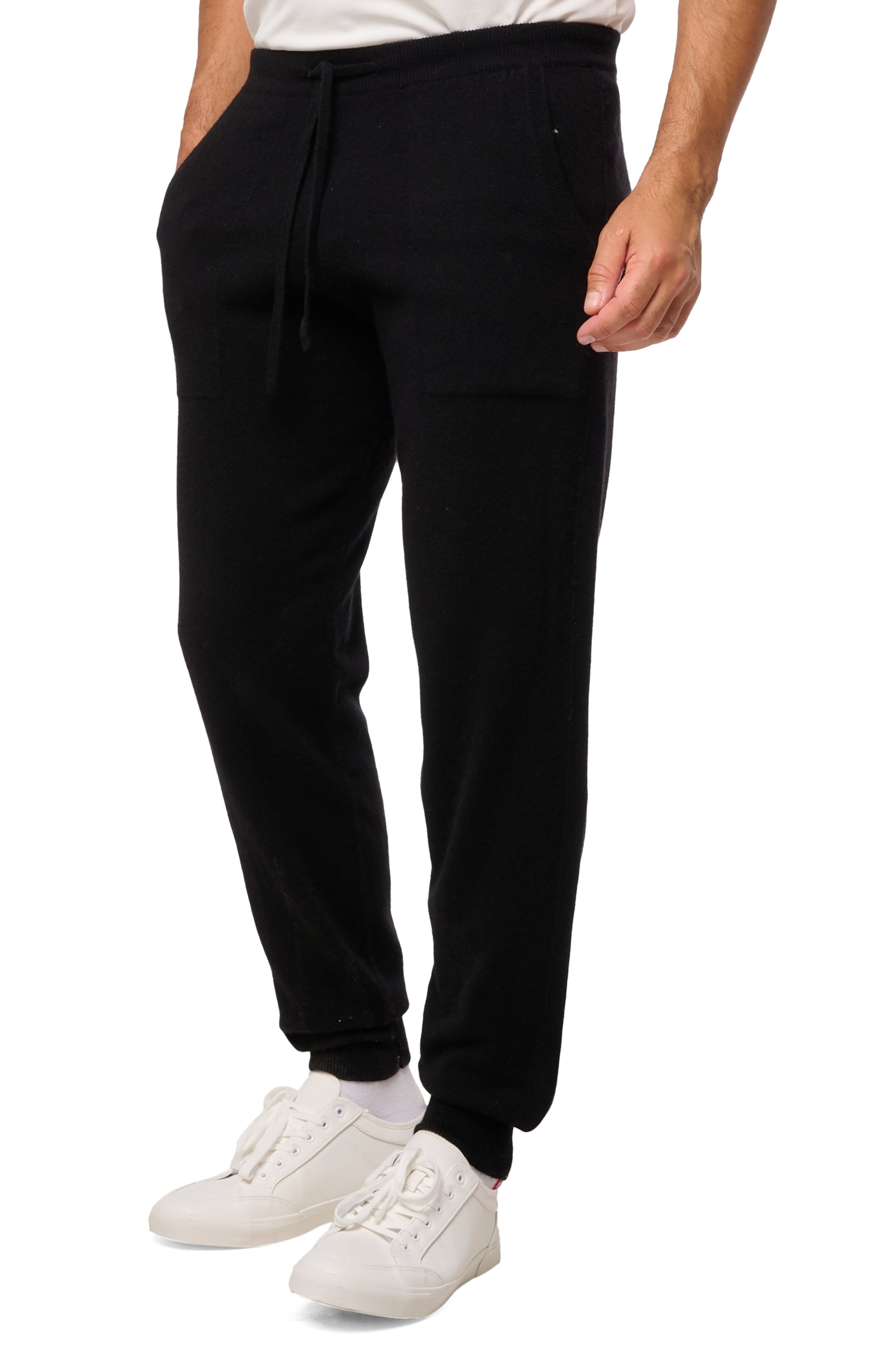 Sanaga in men's cashmere - black - Mahogany