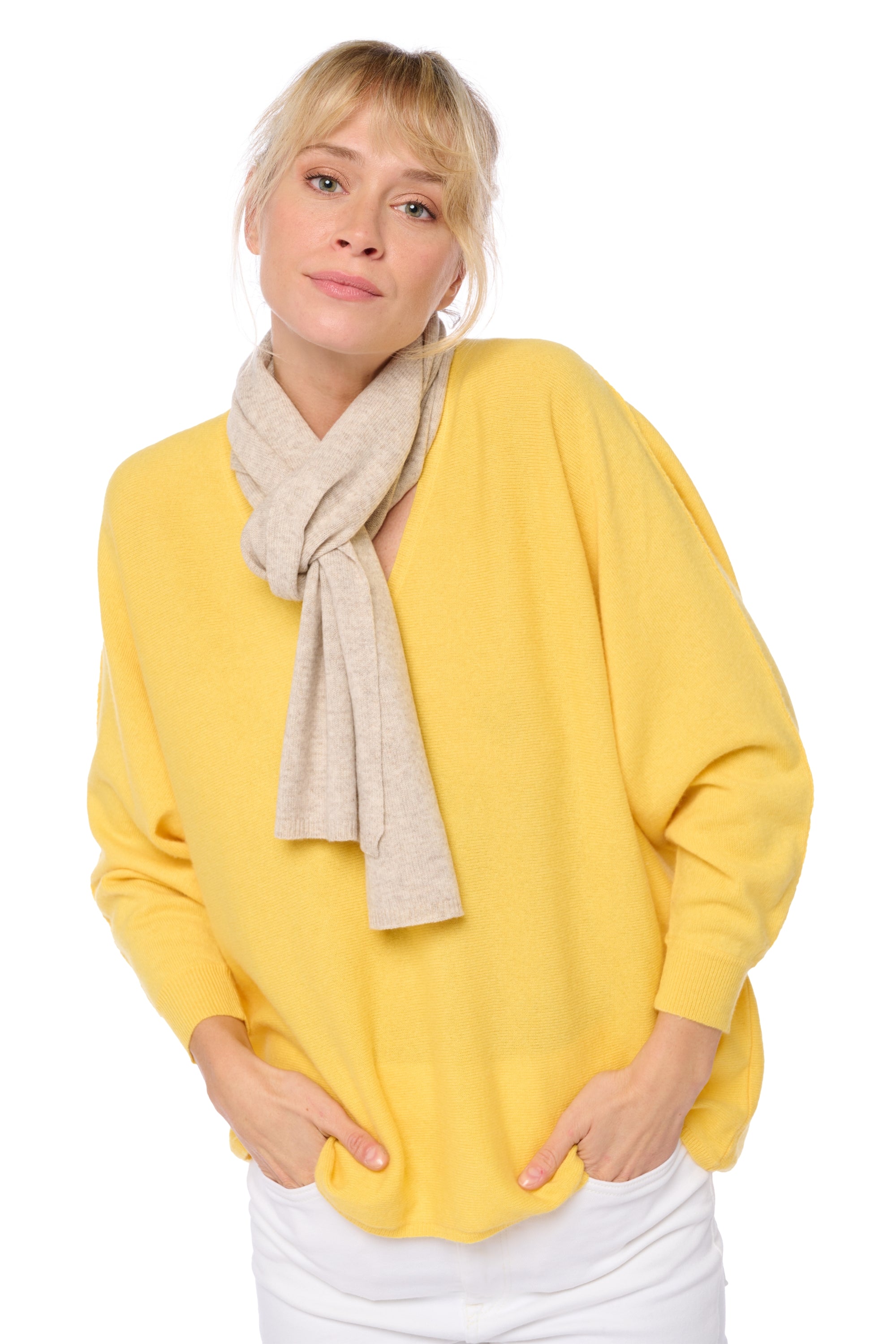 Woolozone in cashmere and mixed wool - millet - Mahogany