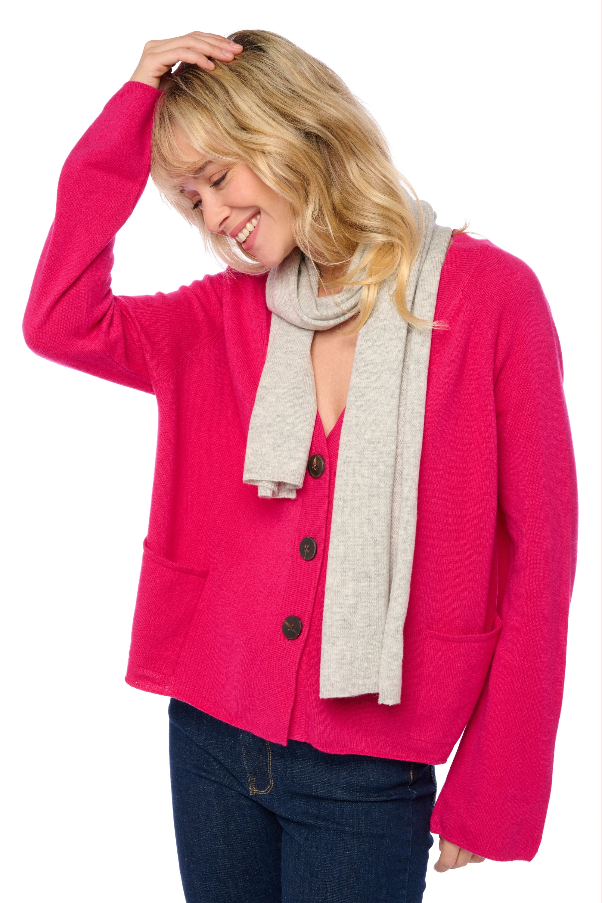 Woolozone in cashmere and mixed wool - oxford - Mahogany