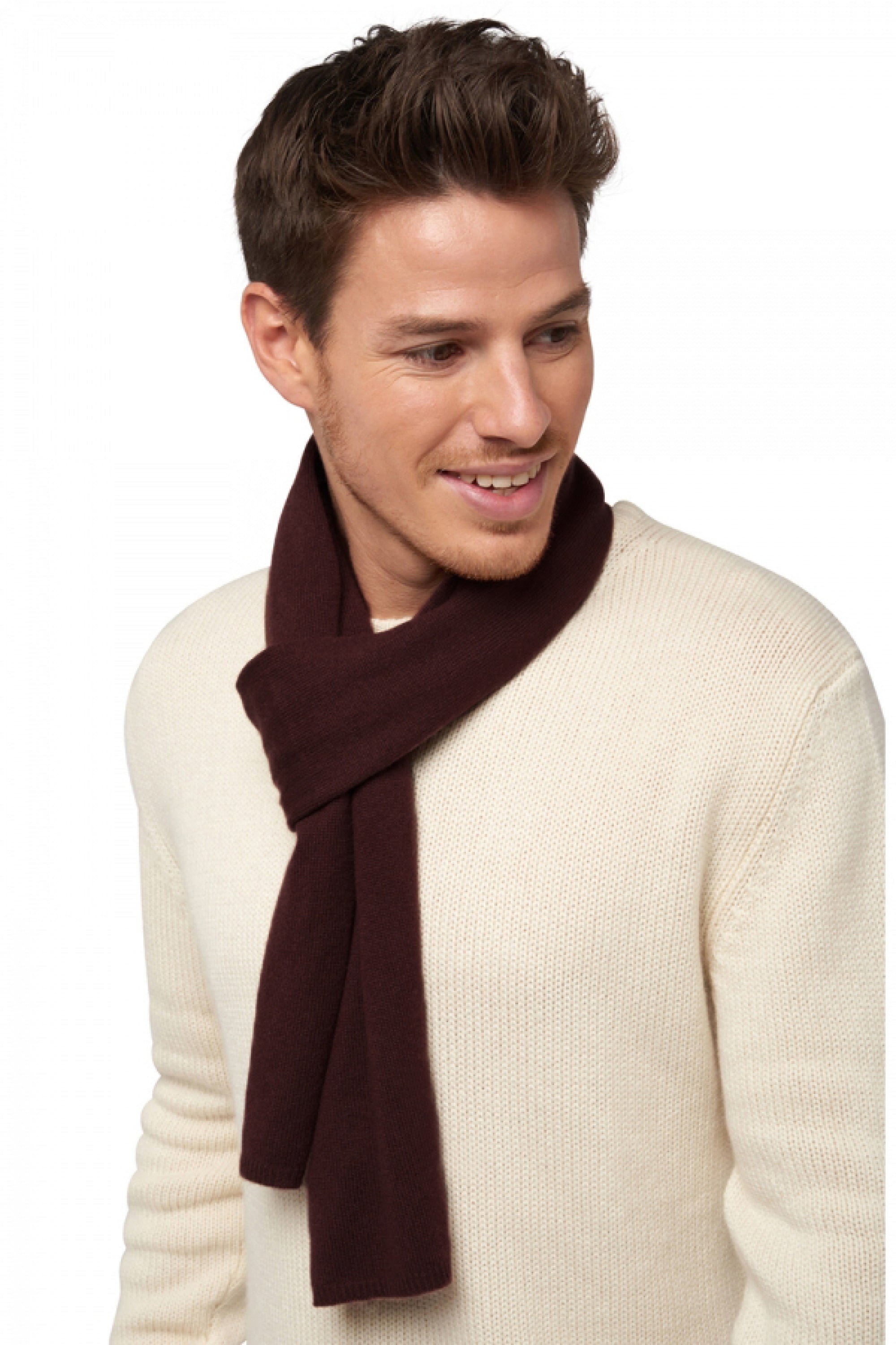 Ozone in mixed cashmere - cinnabar - Mahogany