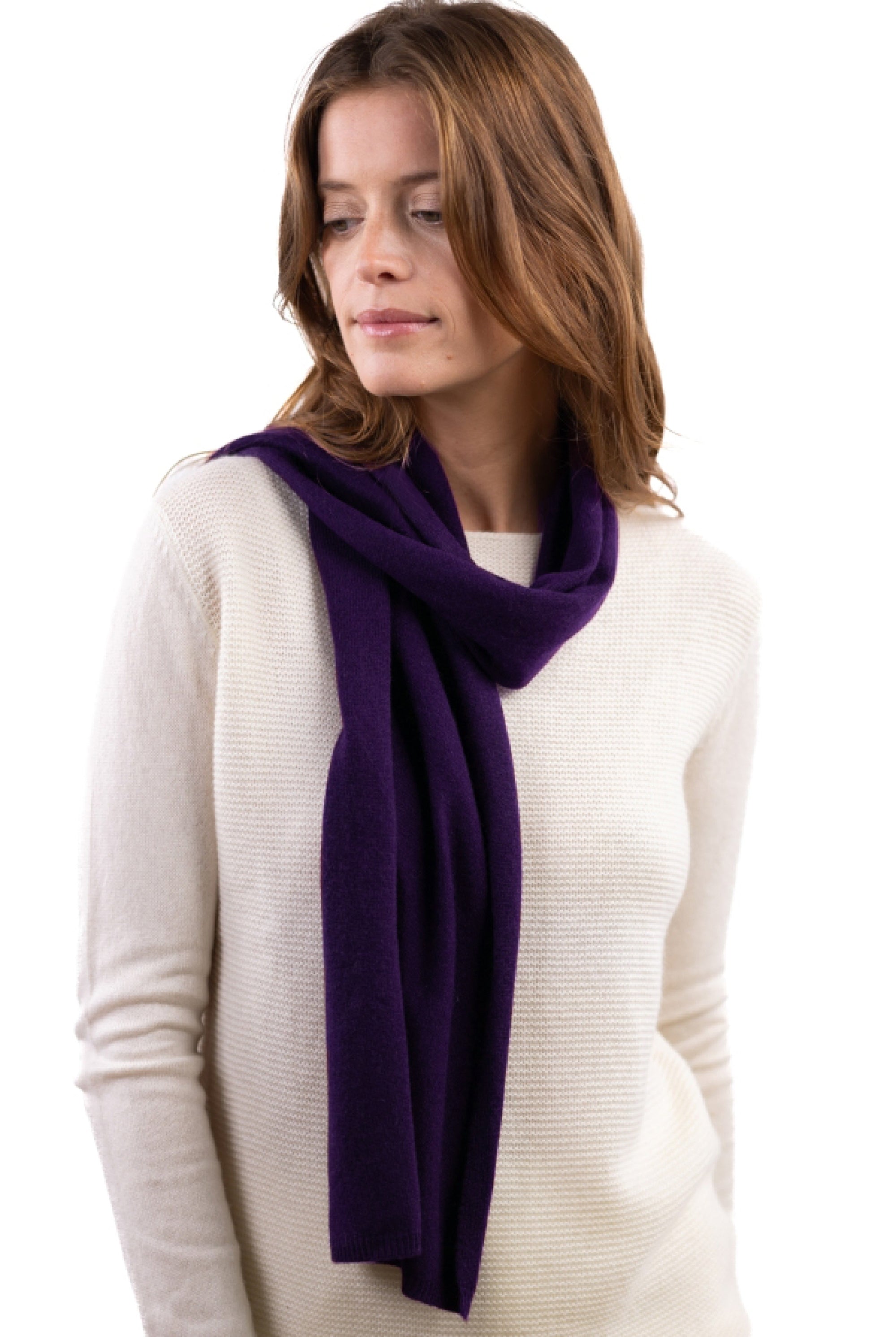 Ozone in mixed cashmere - majesty - Mahogany