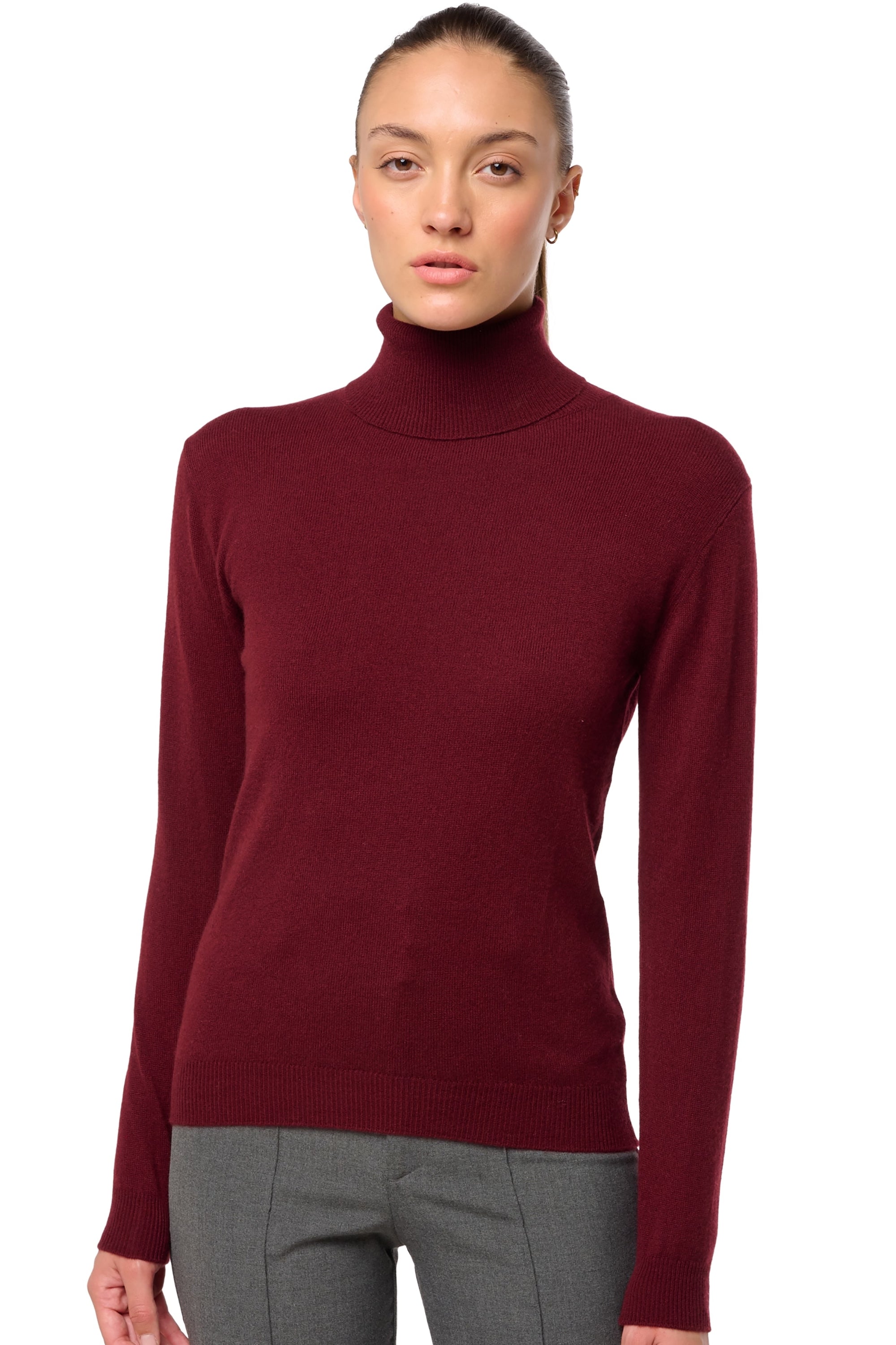 Tale women's cashmere jumper - deep violet - Mahogany