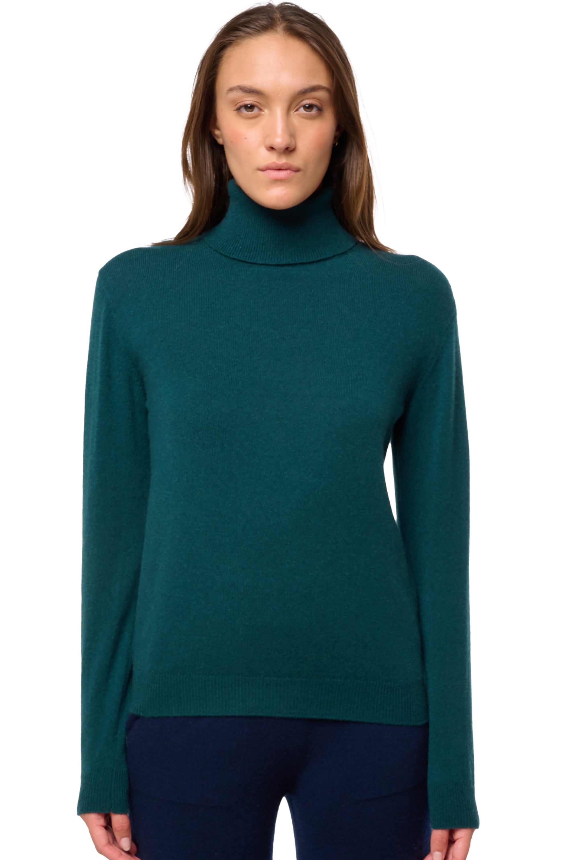 Tale cashmere women's jumper - emerald green - Mahogany