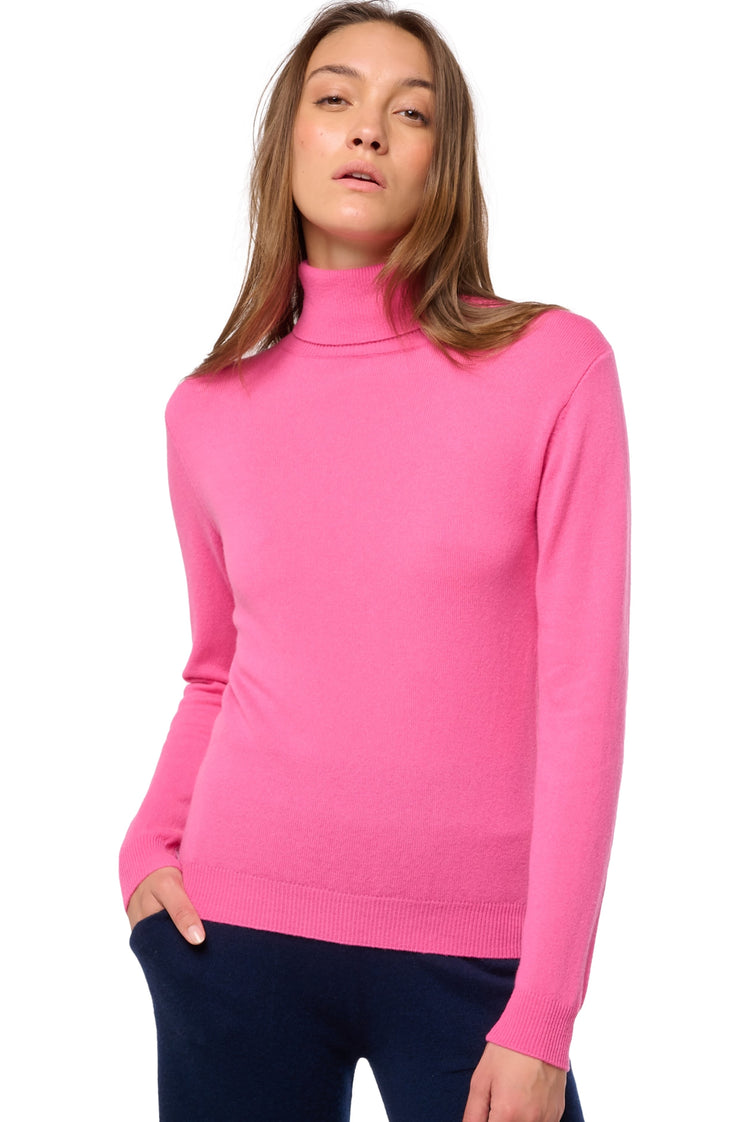 Tale women's cashmere jumper - flashy rose - Mahogany