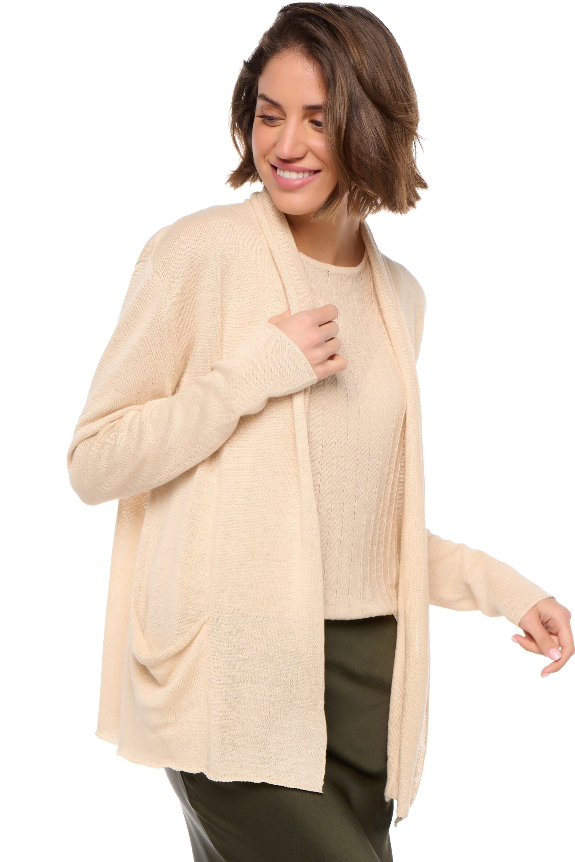 Sissi en lin femme - Vue 1 - wheat - Mahogany