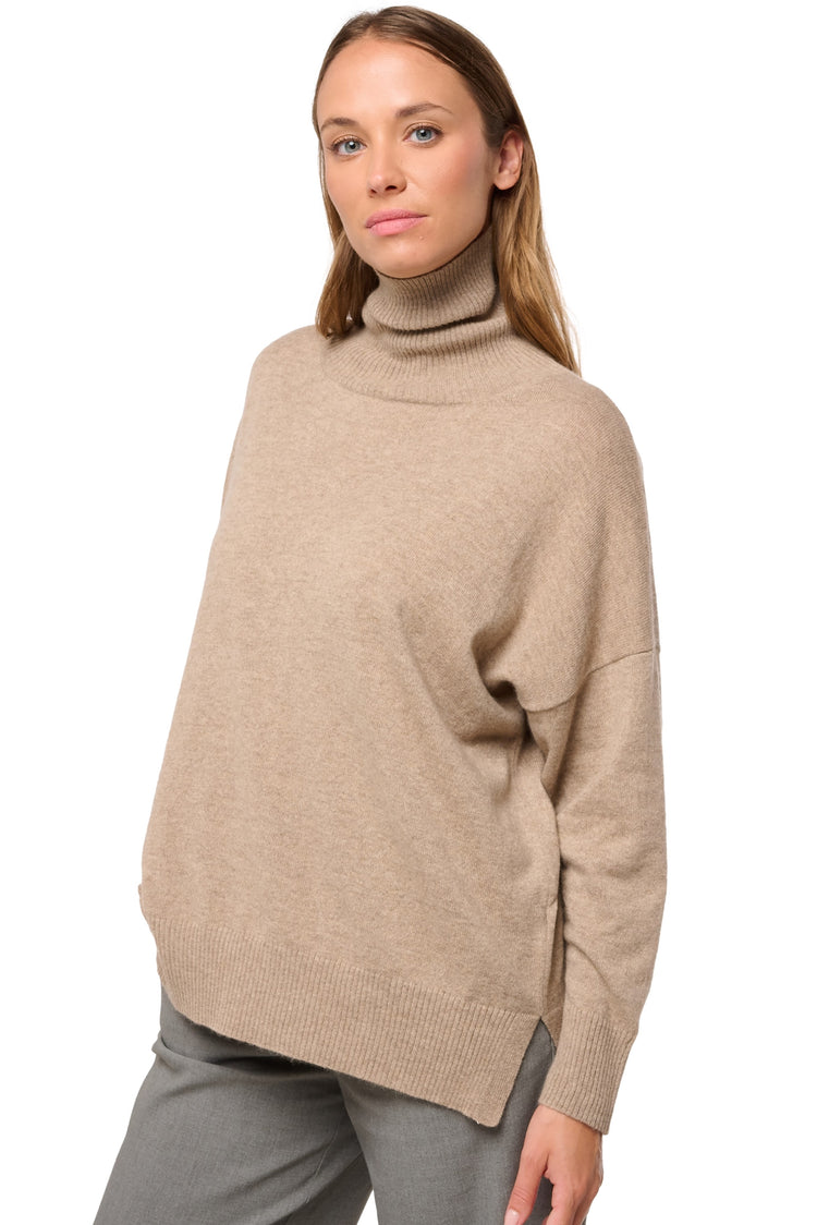 Dakota in cashmere for women - natural brown - Mahogany