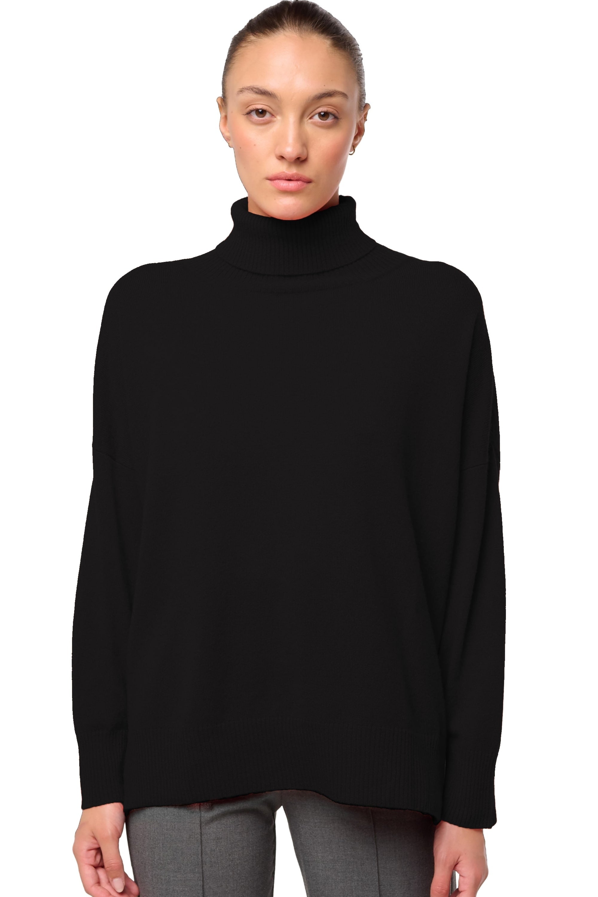 Dakota in cashmere for women - black - Mahogany