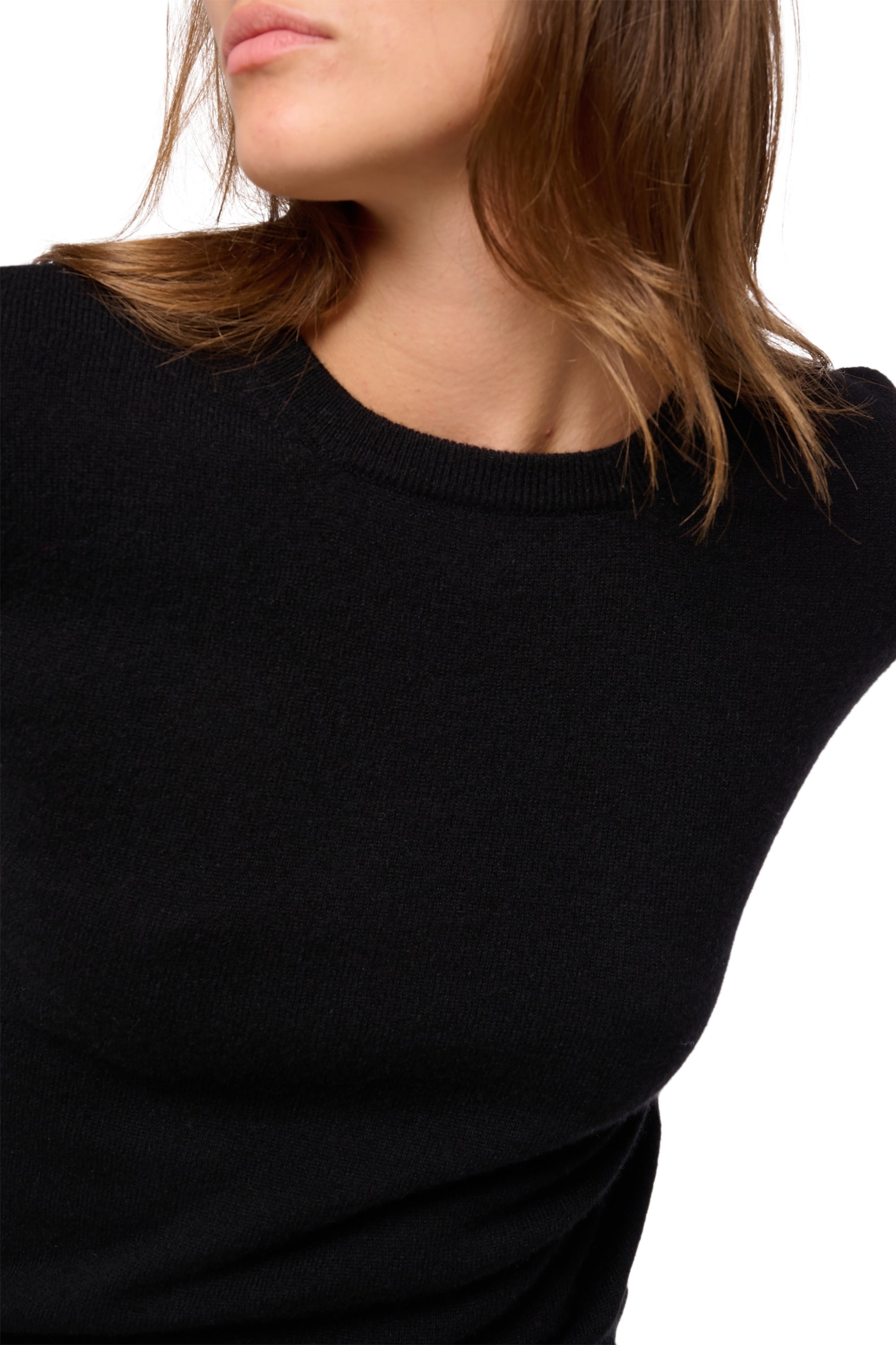 Daria in cashmere for women - View 2 - black - Mahogany