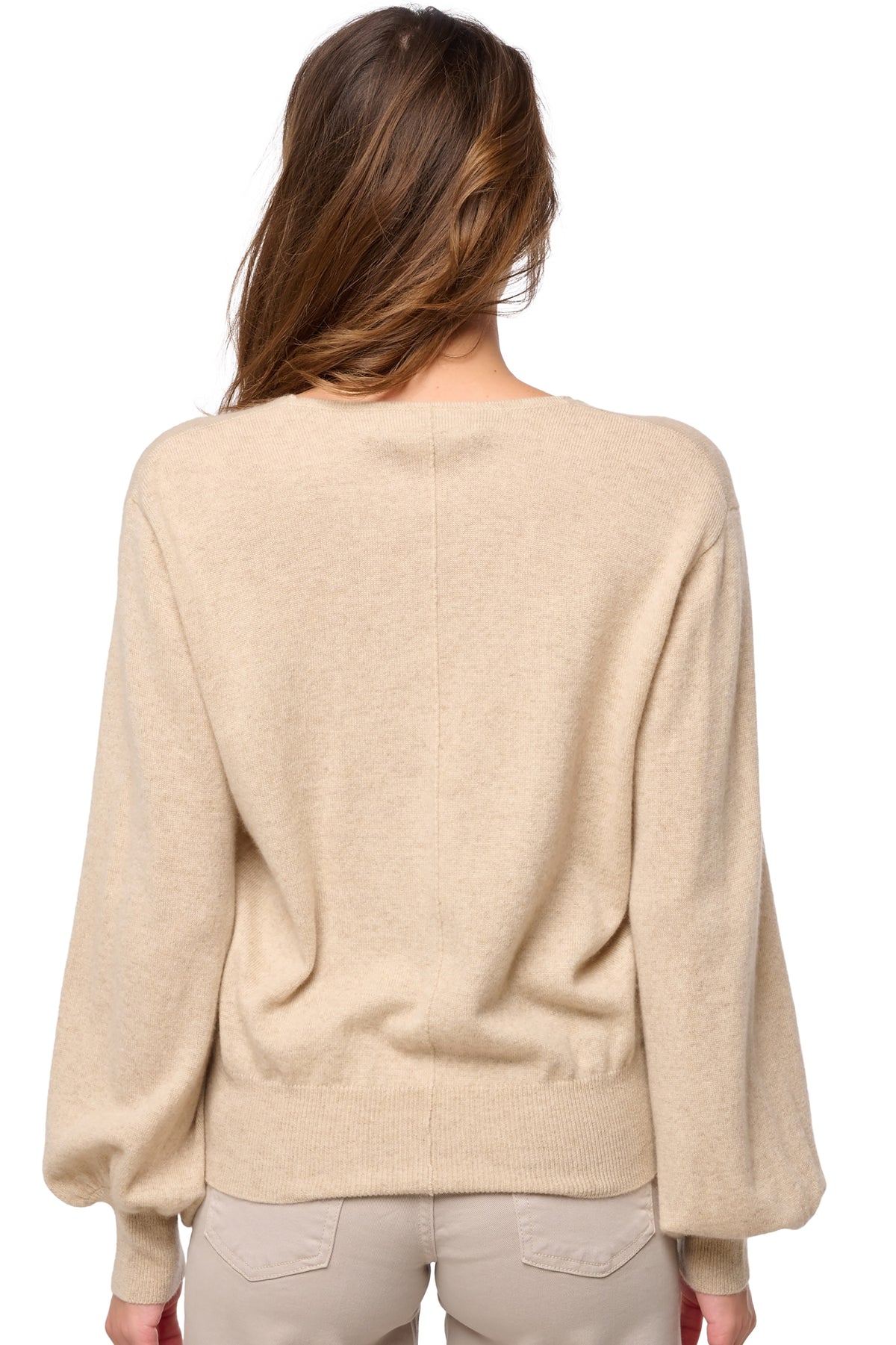 Deau en cachemire femme - Vue 3 - natural winter dawn - Mahogany