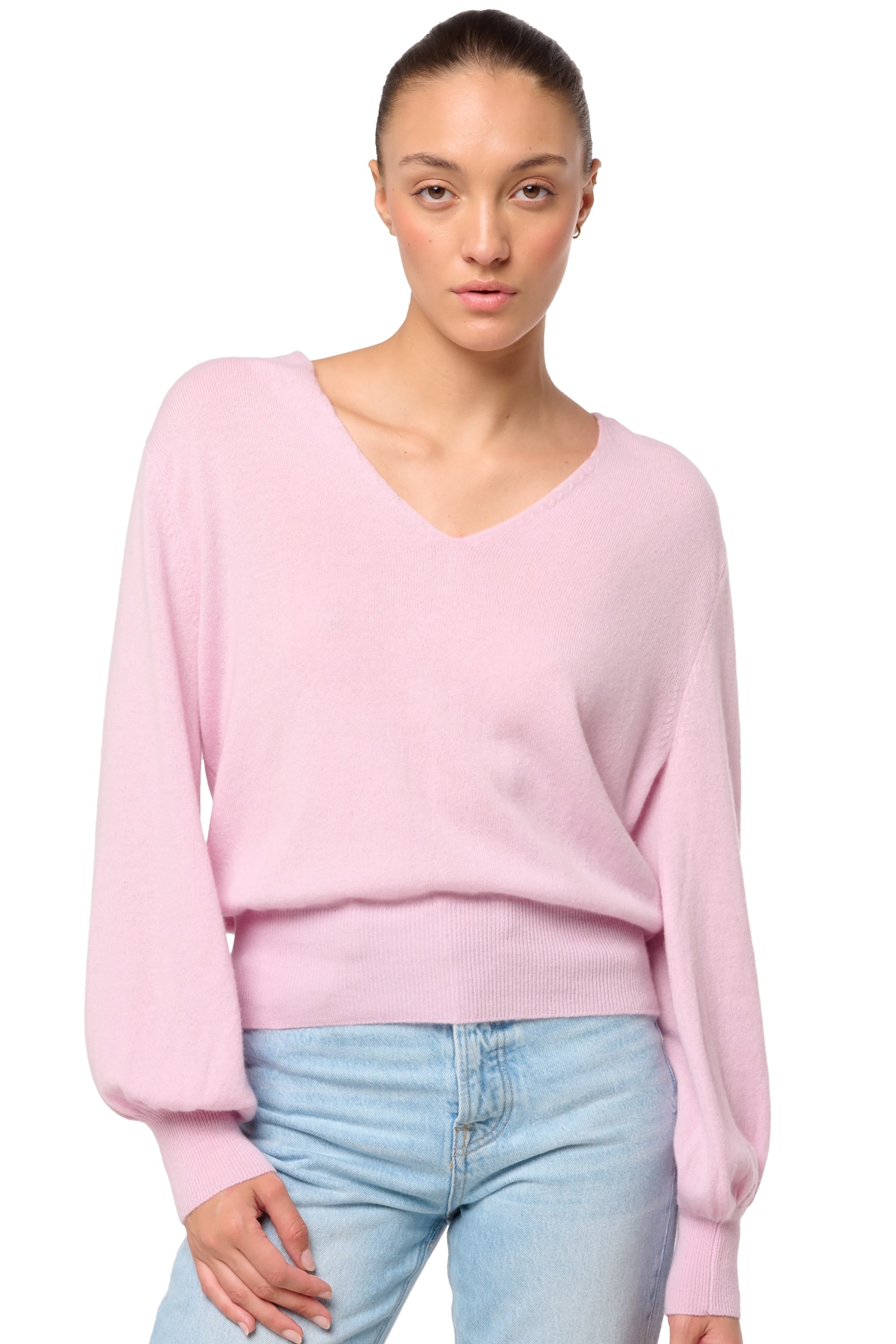 Deau women's cashmere - pale purple - Mahogany