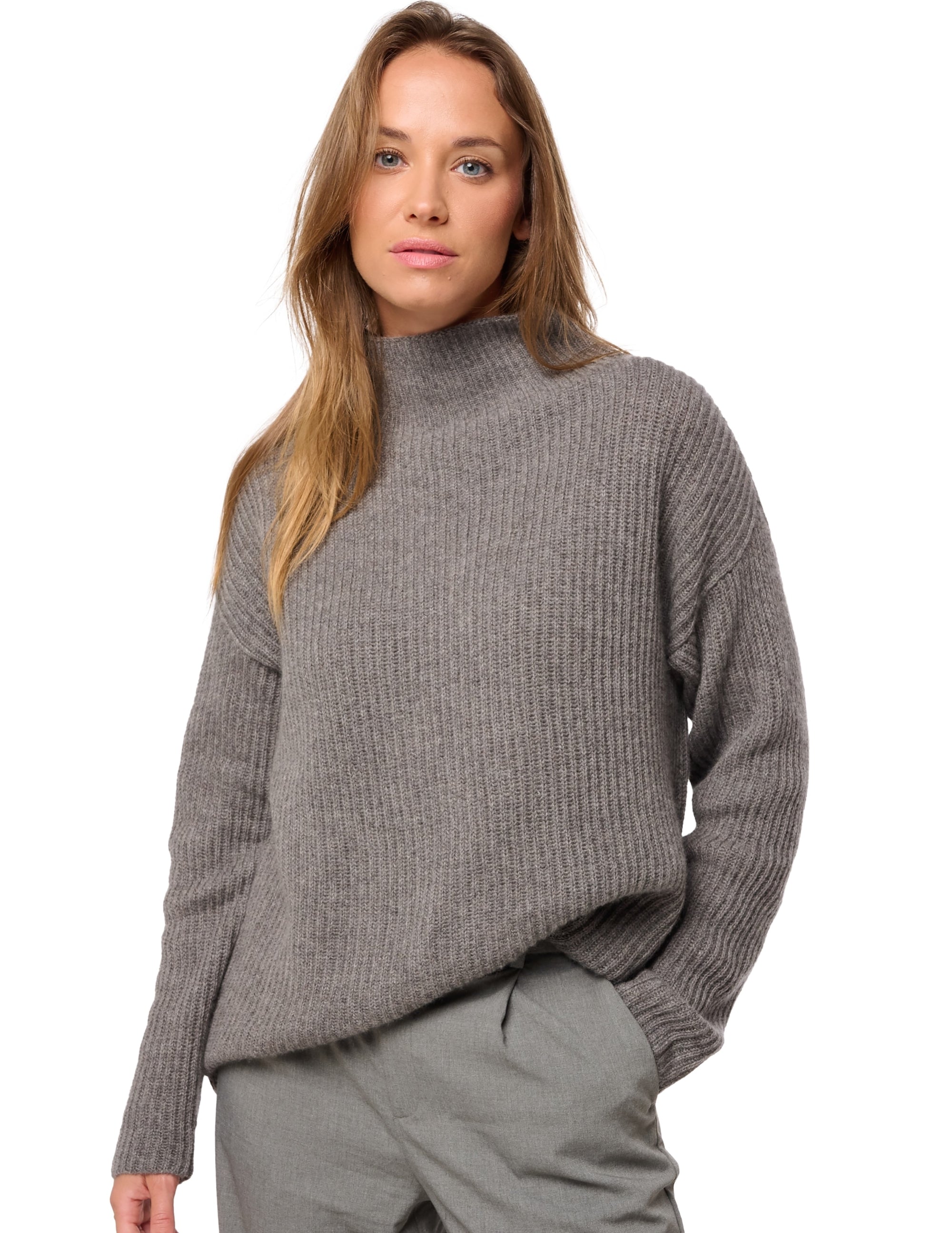 Denver in cashmere for women - heather marmot - Mahogany