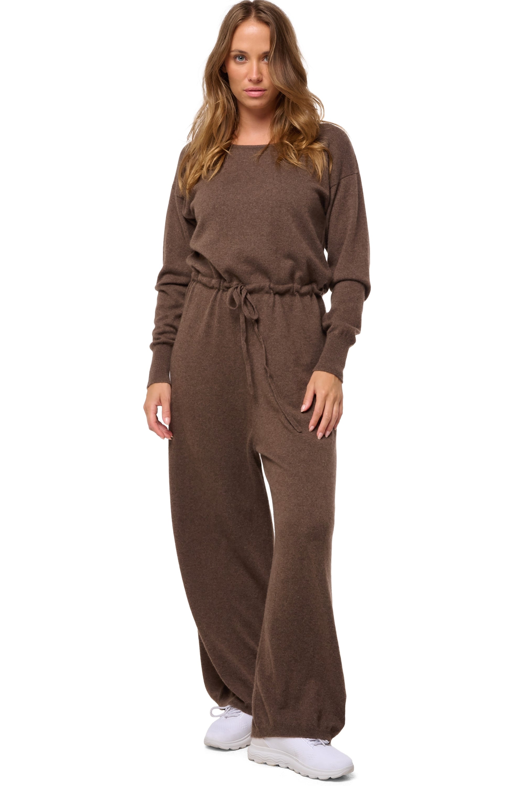 Doramaar in cashmere for women - heather brown - Mahogany