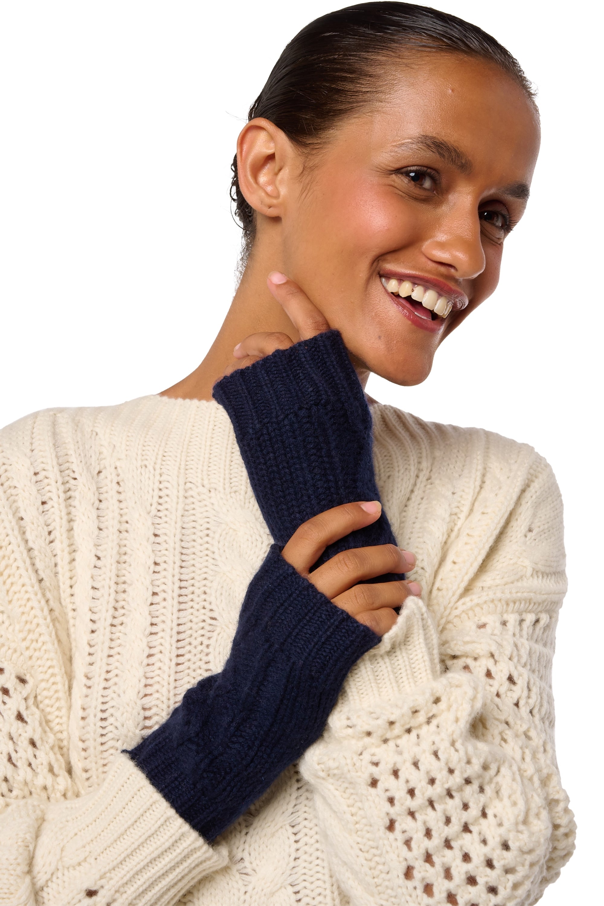Doc unisex cashmere jumper - dark navy - Mahogany