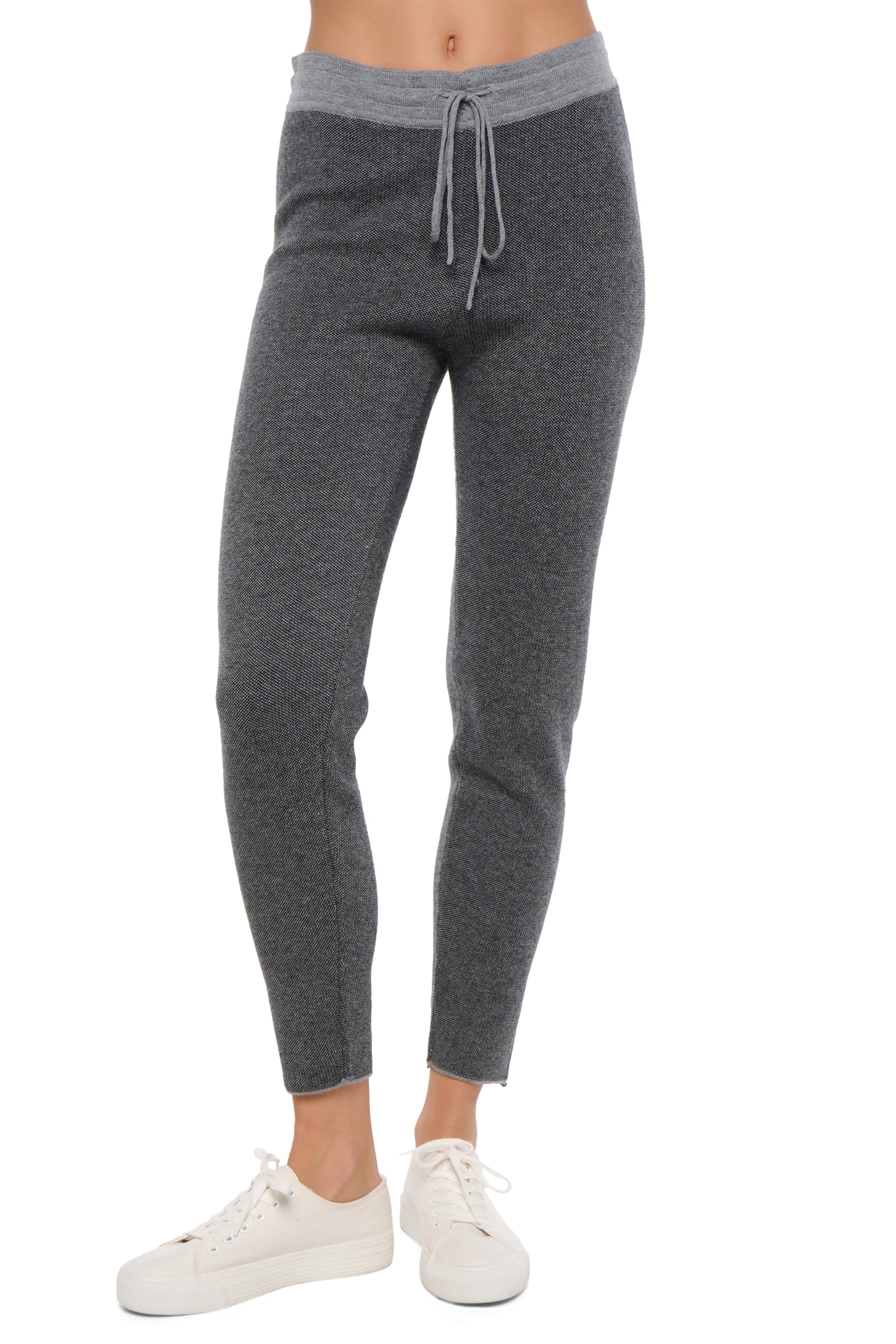 Shiloh women's cashmere and cotton - thunder marl - Mahogany
