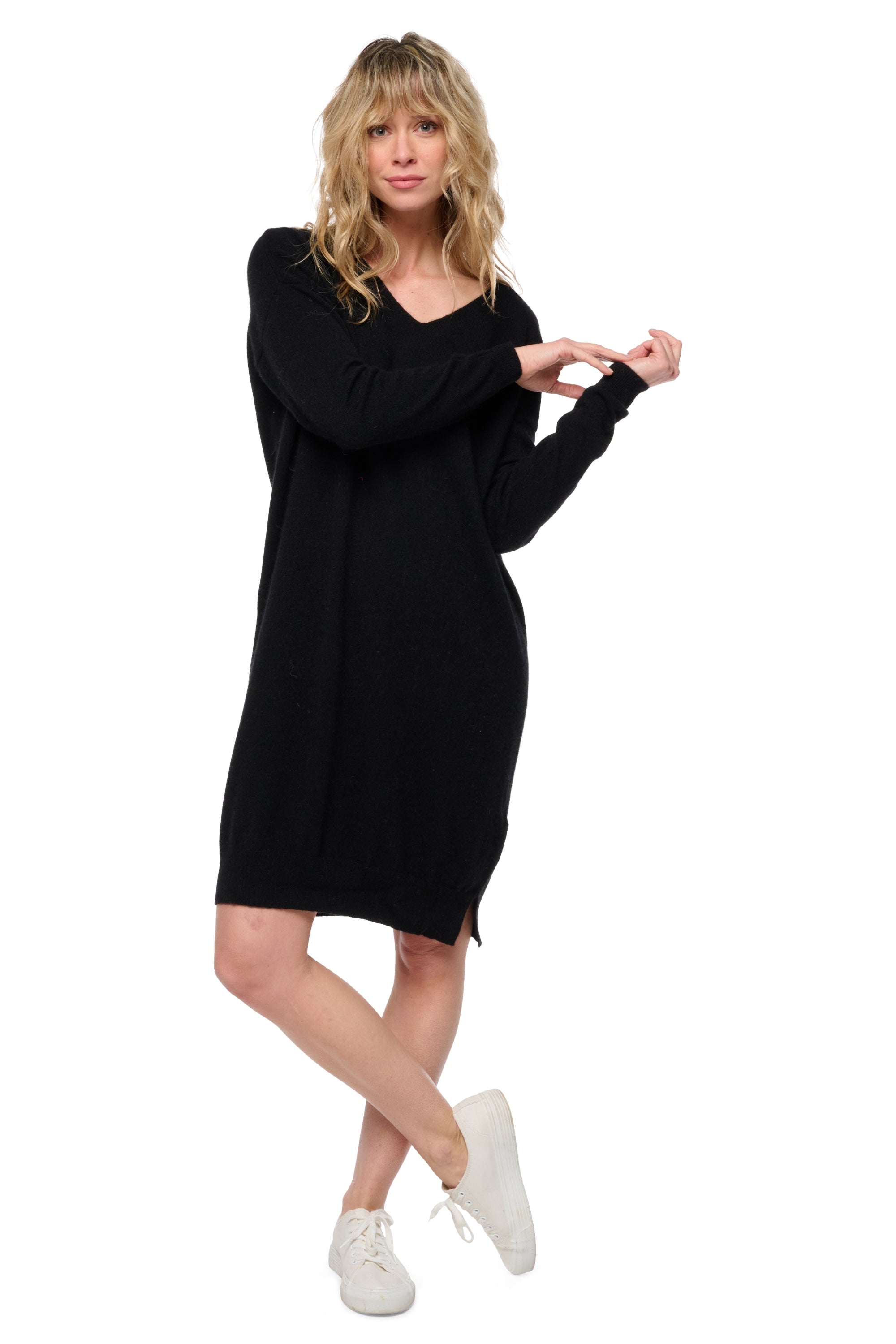 Syracuse in cashmere for women - noir - Mahogany