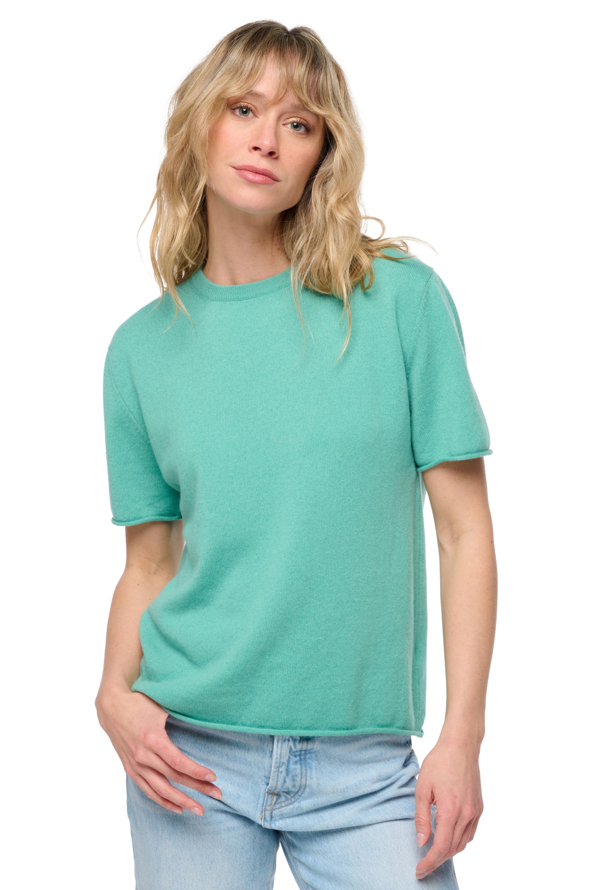 Seattle women's cashmere - nile - Mahogany