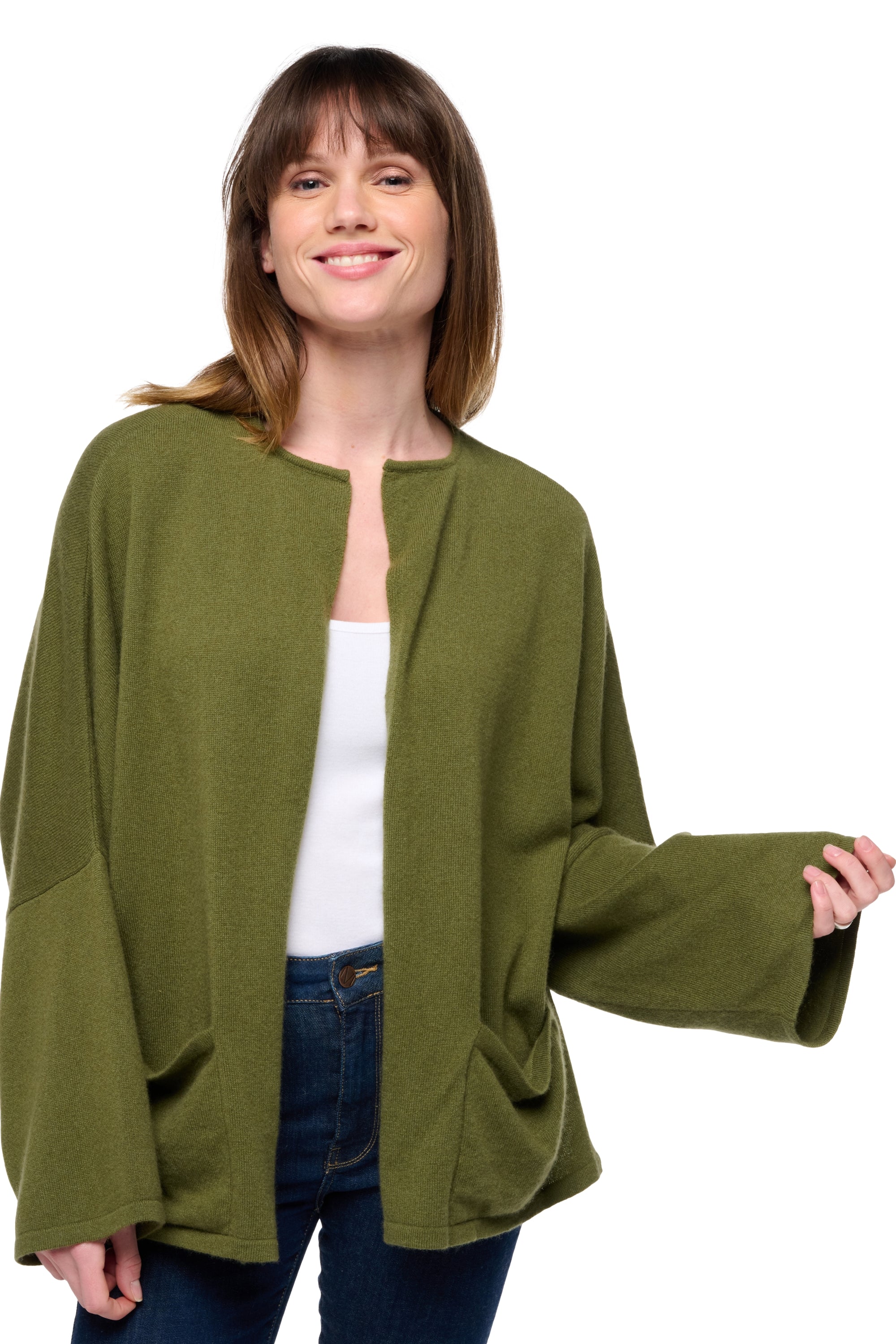 Seoul women's cashmere jumper - kaki 2025 - Mahogany