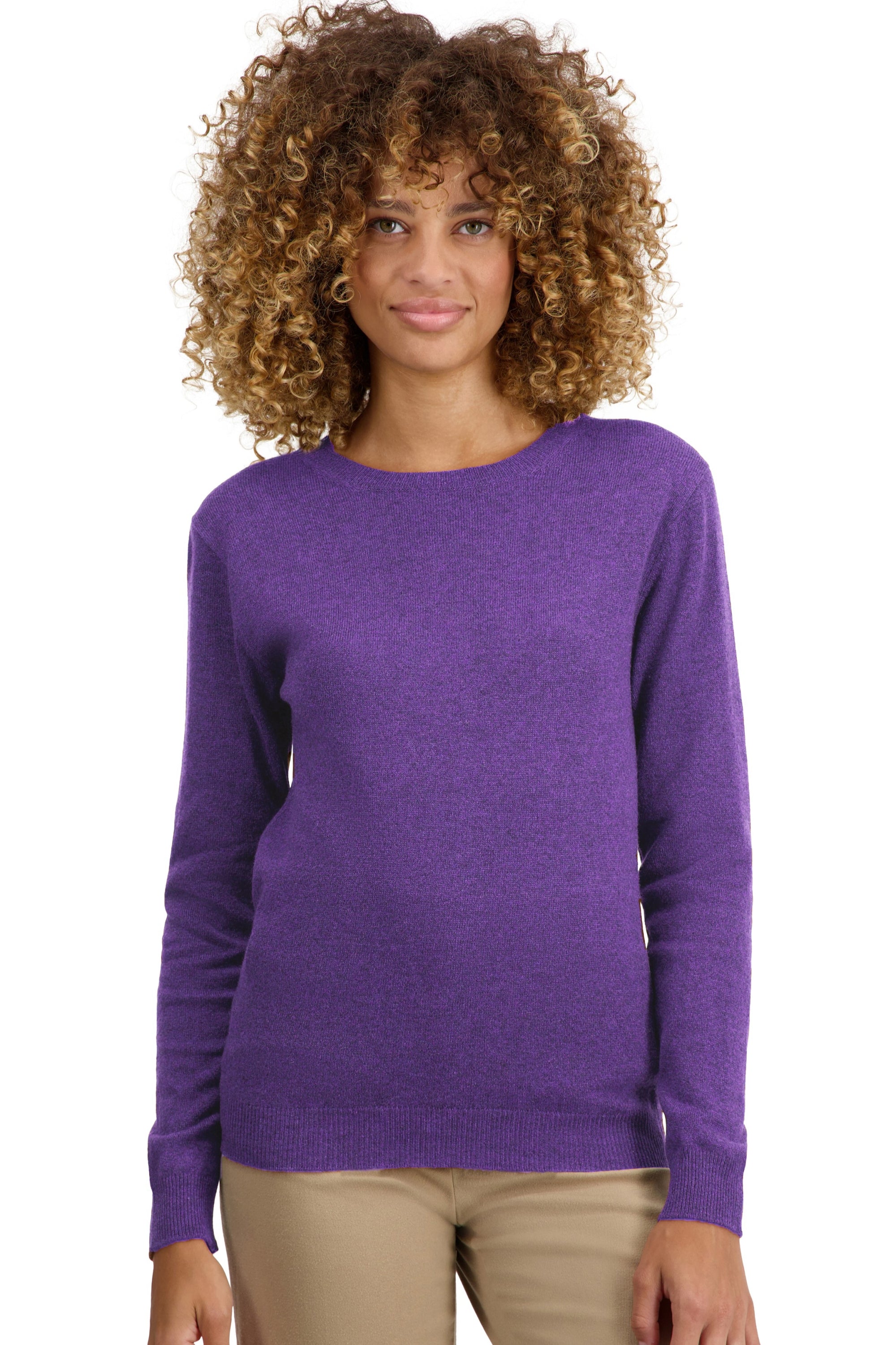 Thalia women's cashmere - new highland - Mahogany
