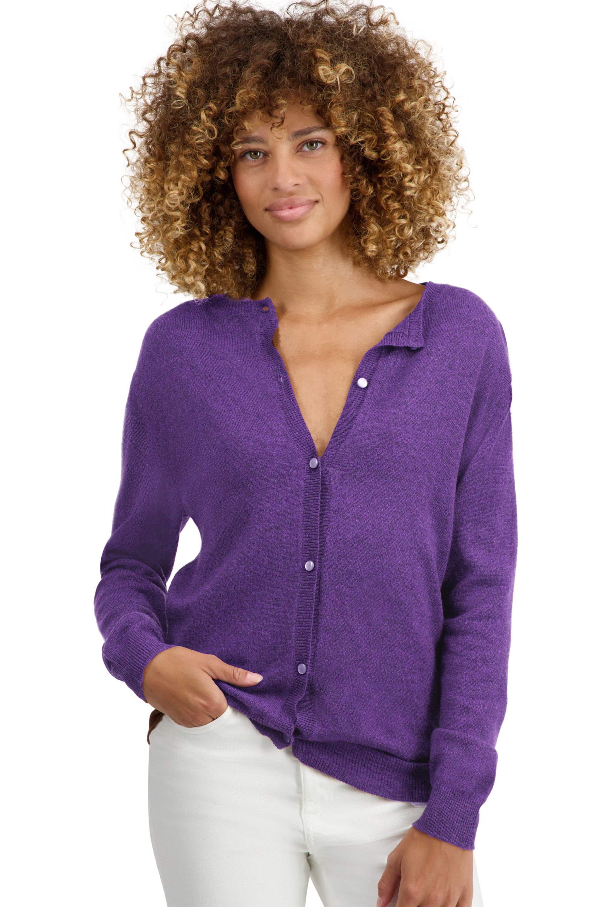 Tyra women's cashmere - new highland - Mahogany
