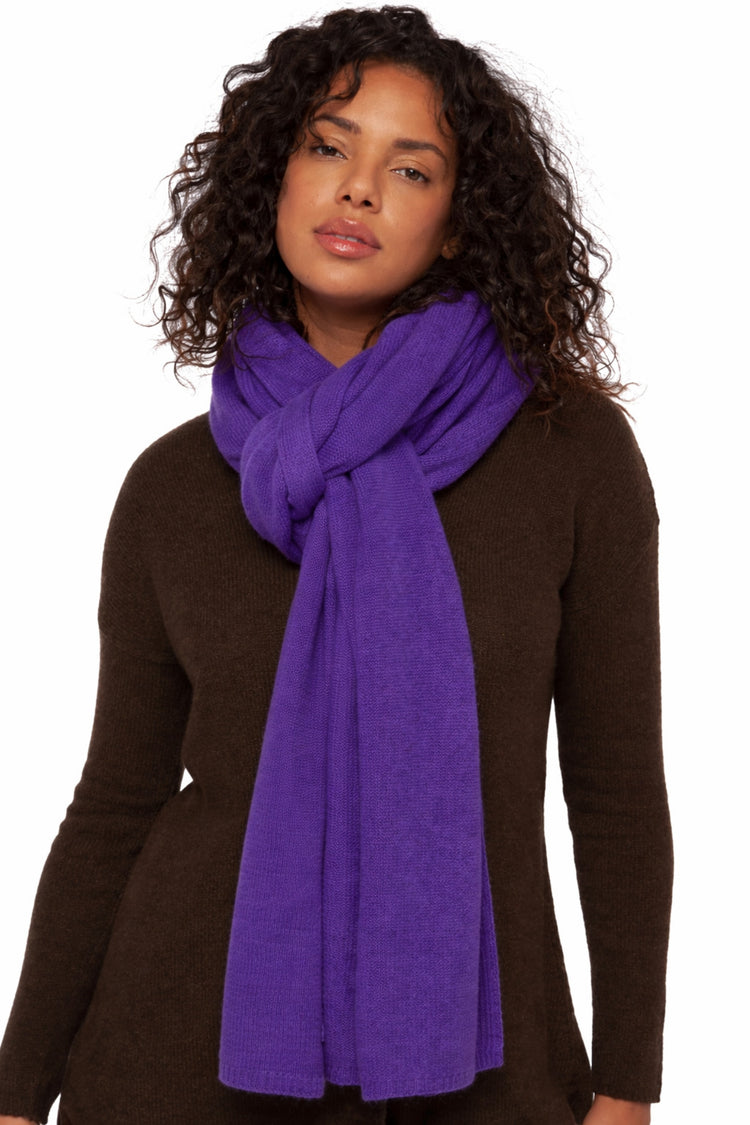 Buffalo in yak unisex - deep purple - Mahogany