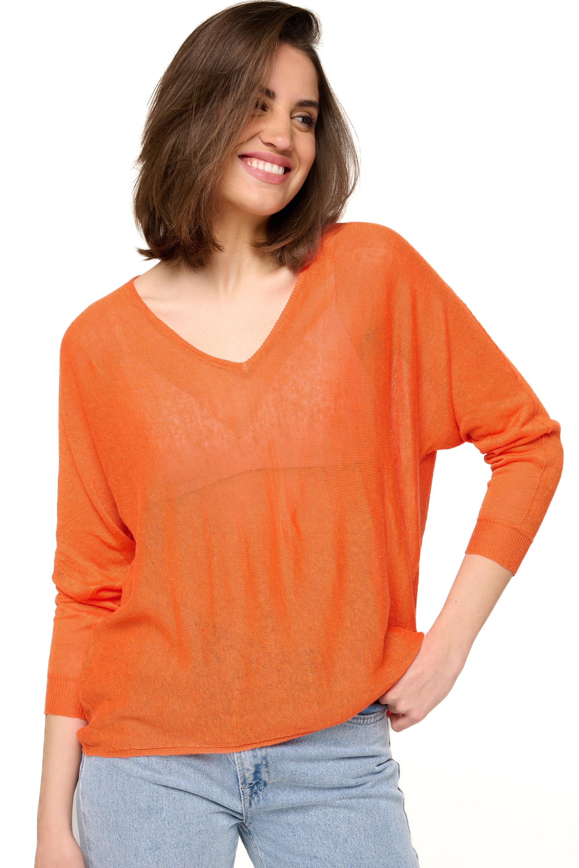 Ruby en lin femme - Vue 1 - cosmos - Mahogany