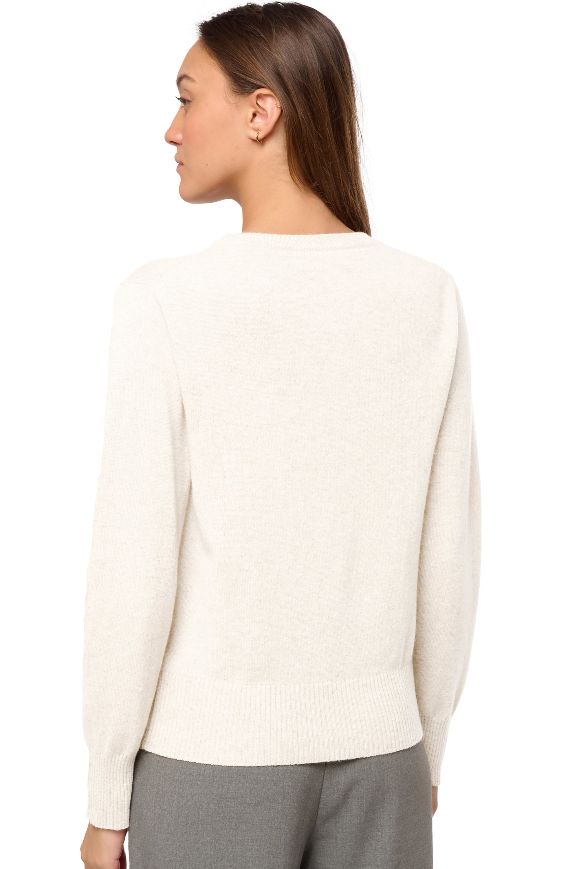 Daria in cashmere women's - View 2 - natural écru - Mahogany
