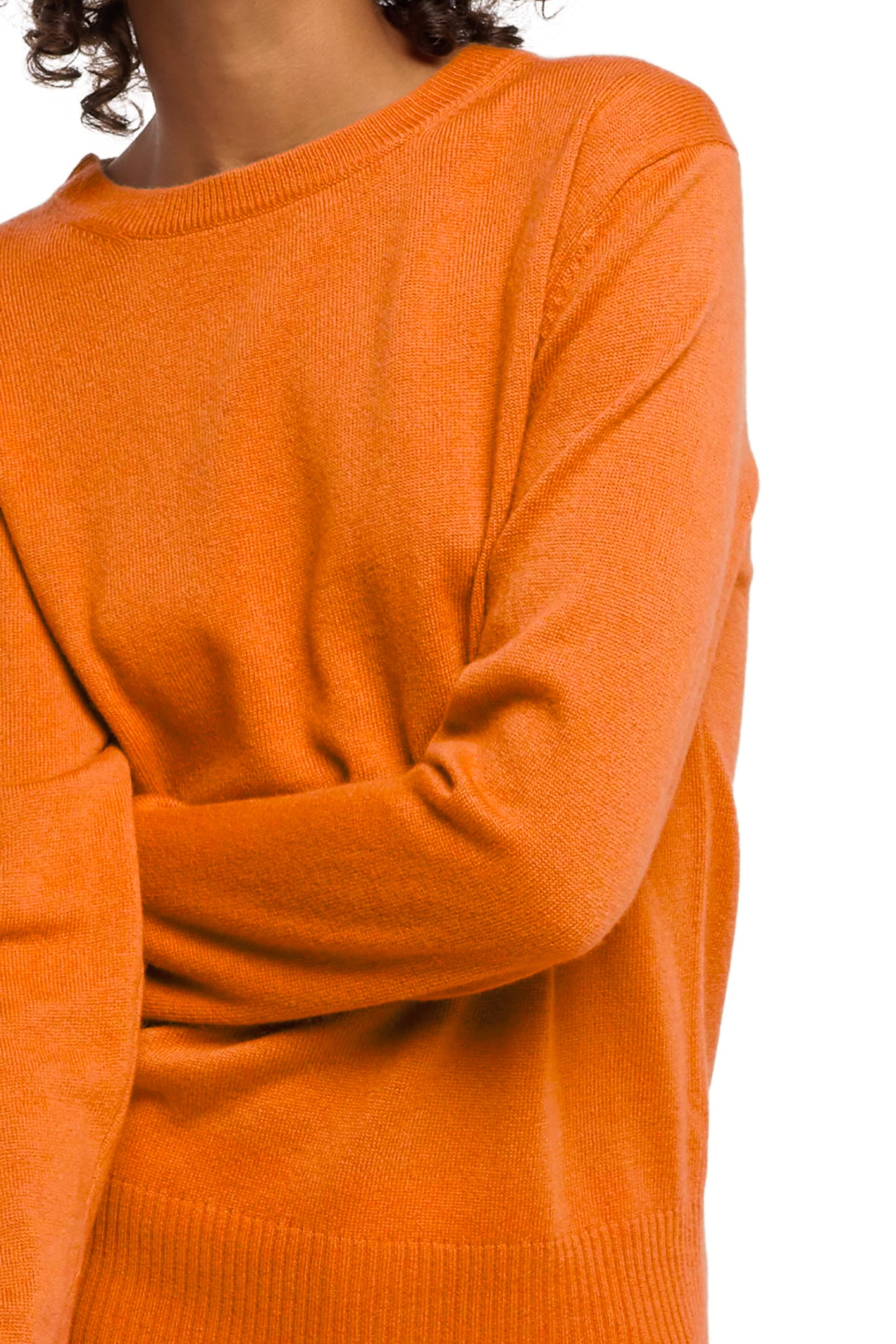 Daria in cashmere women's - View 1 - orange - Mahogany