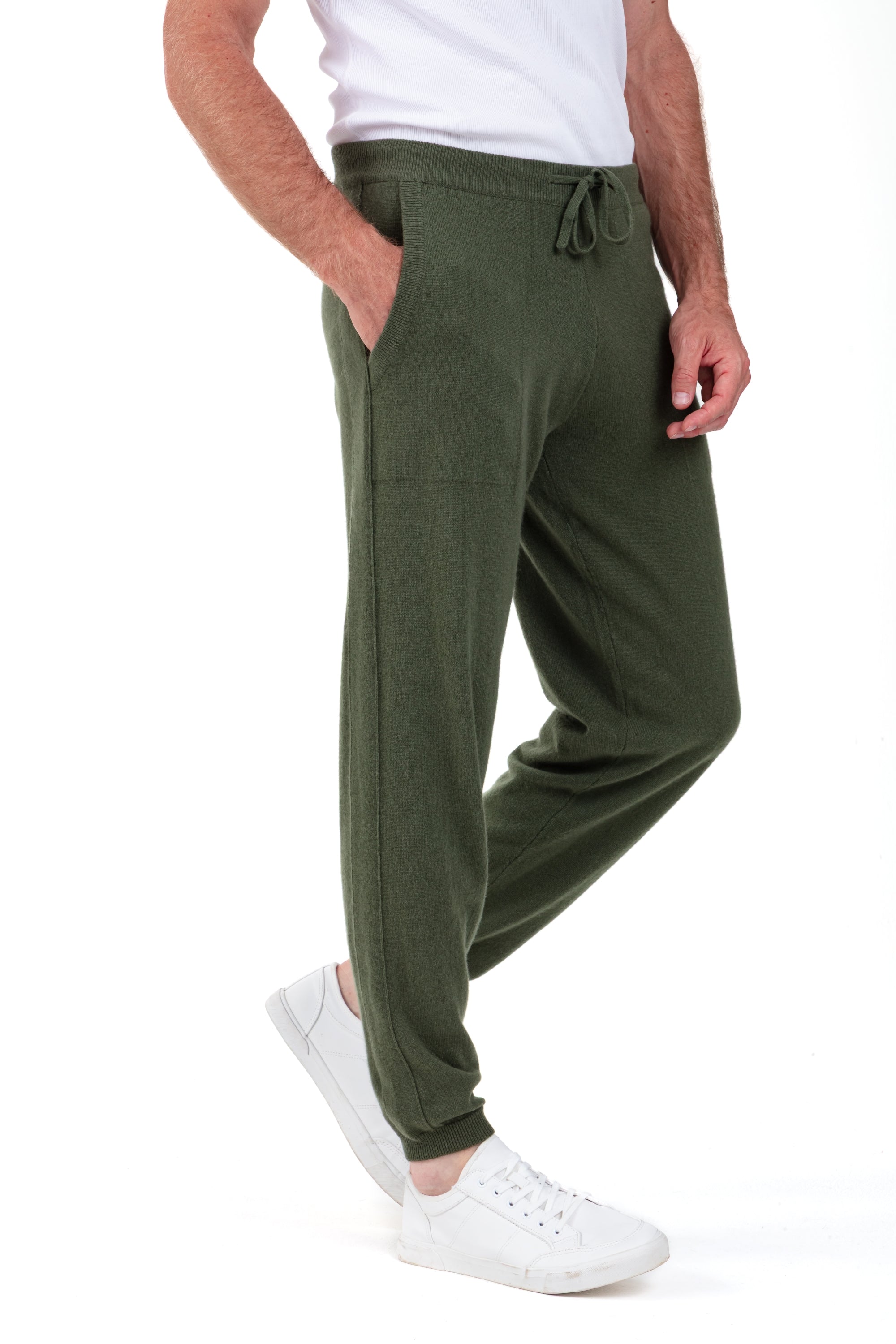 Sanaga in men's cashmere - khaki 2025 - Mahogany