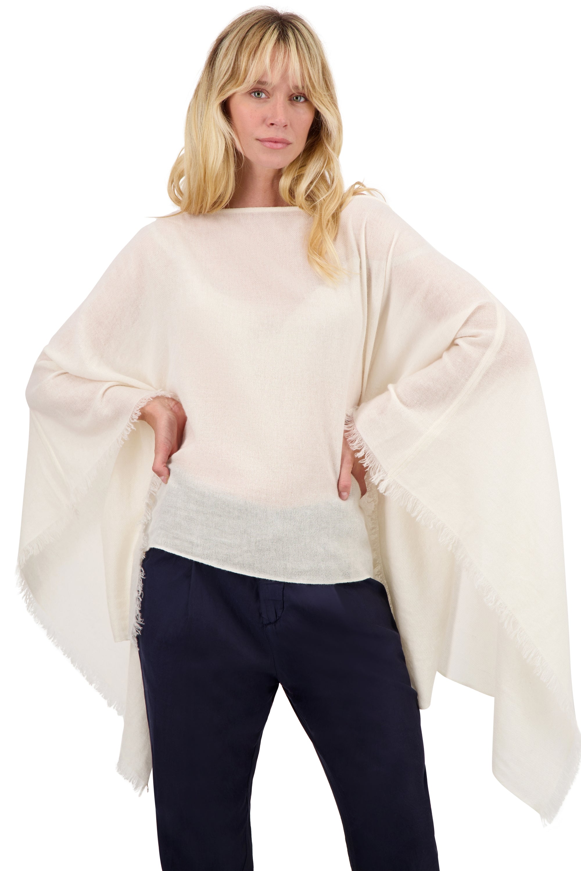 Tokyo in cashmere for women - natural ecru - Mahogany