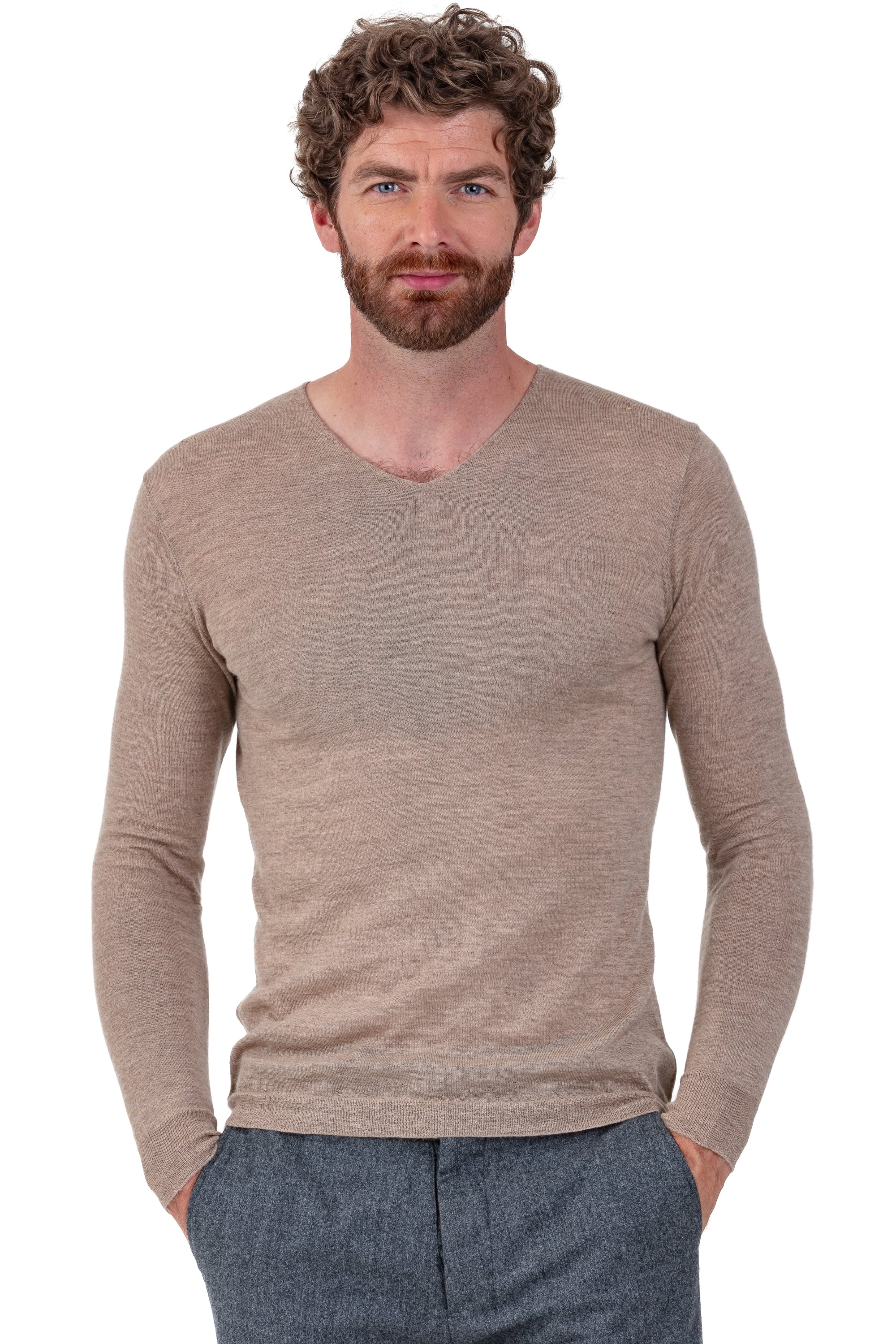 Leopaul in cashmere down for men - mink - Mahogany