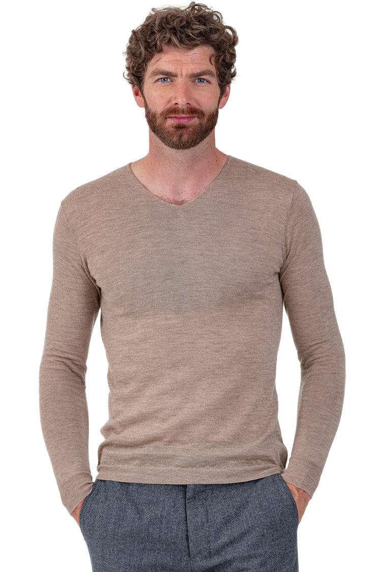 Leopaul in cashmere down for men - mink - Mahogany